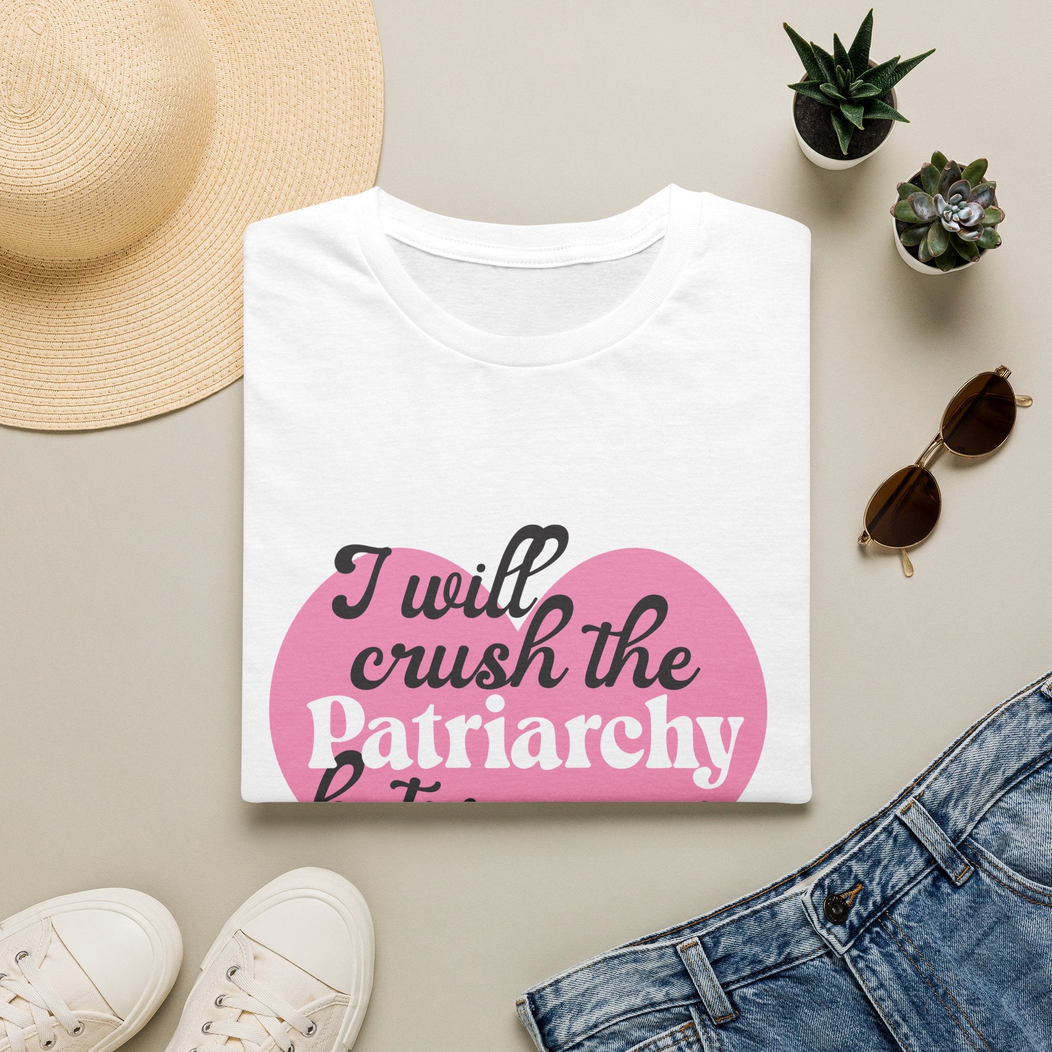 Crush the Patriarchy Between My Thighs - Unisex T-Shirt