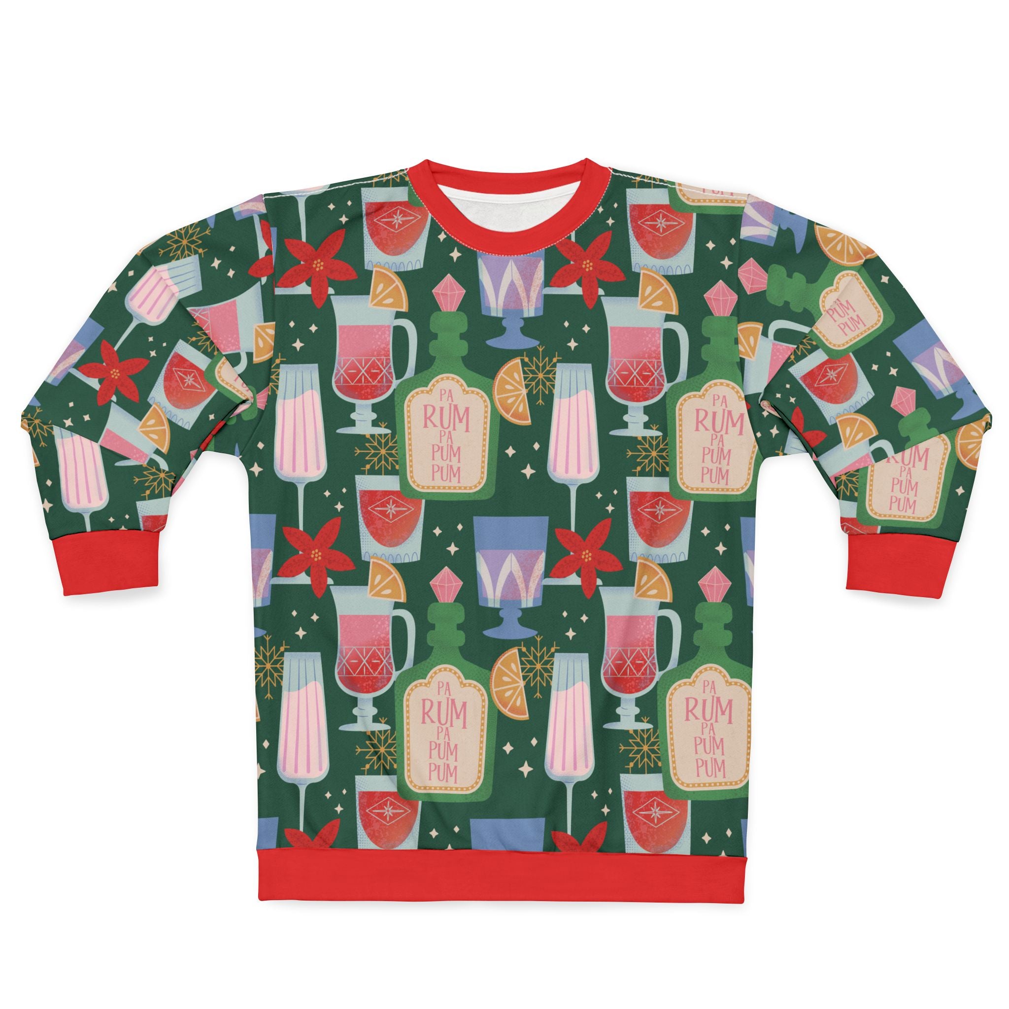 Rum Pa Pum Pum & Cola - Retro Christmas Unisex Sweatshirt