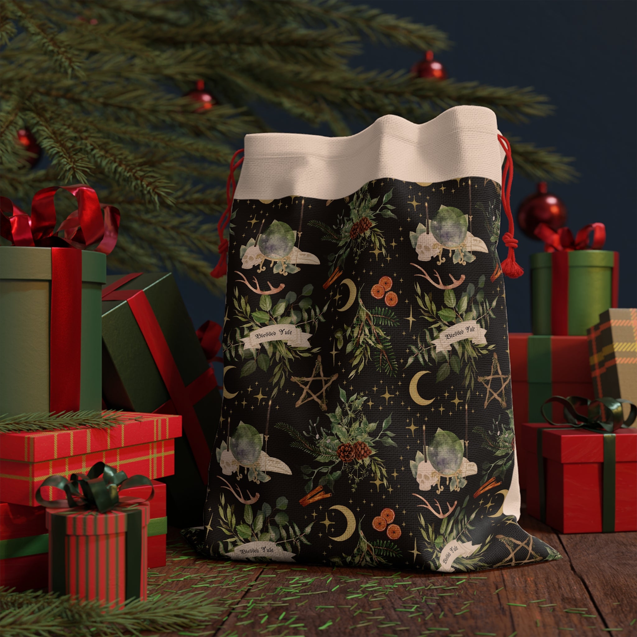 Blessed Yule - Reusable Gift Bag