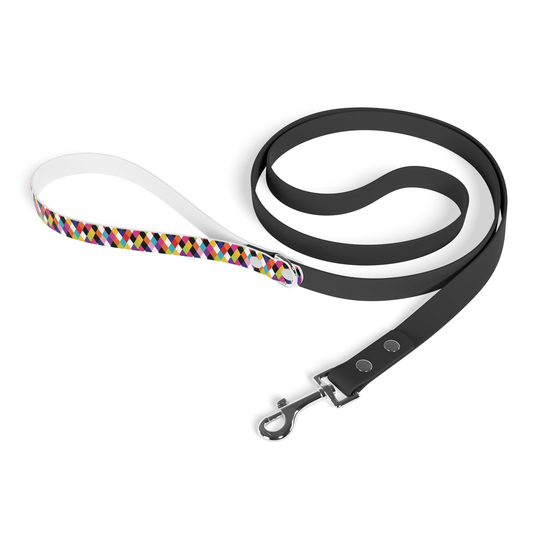 Harlequin Party - Retro Colorful Dog Leash