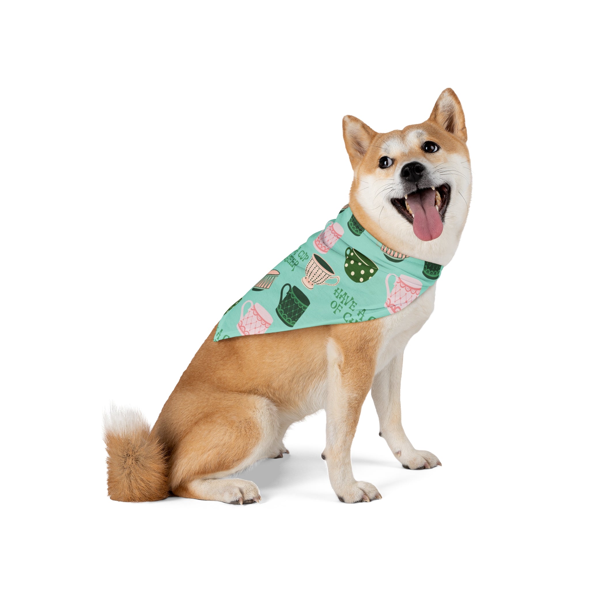 Cup of Cheer - Retro Christmas Pet Bandana