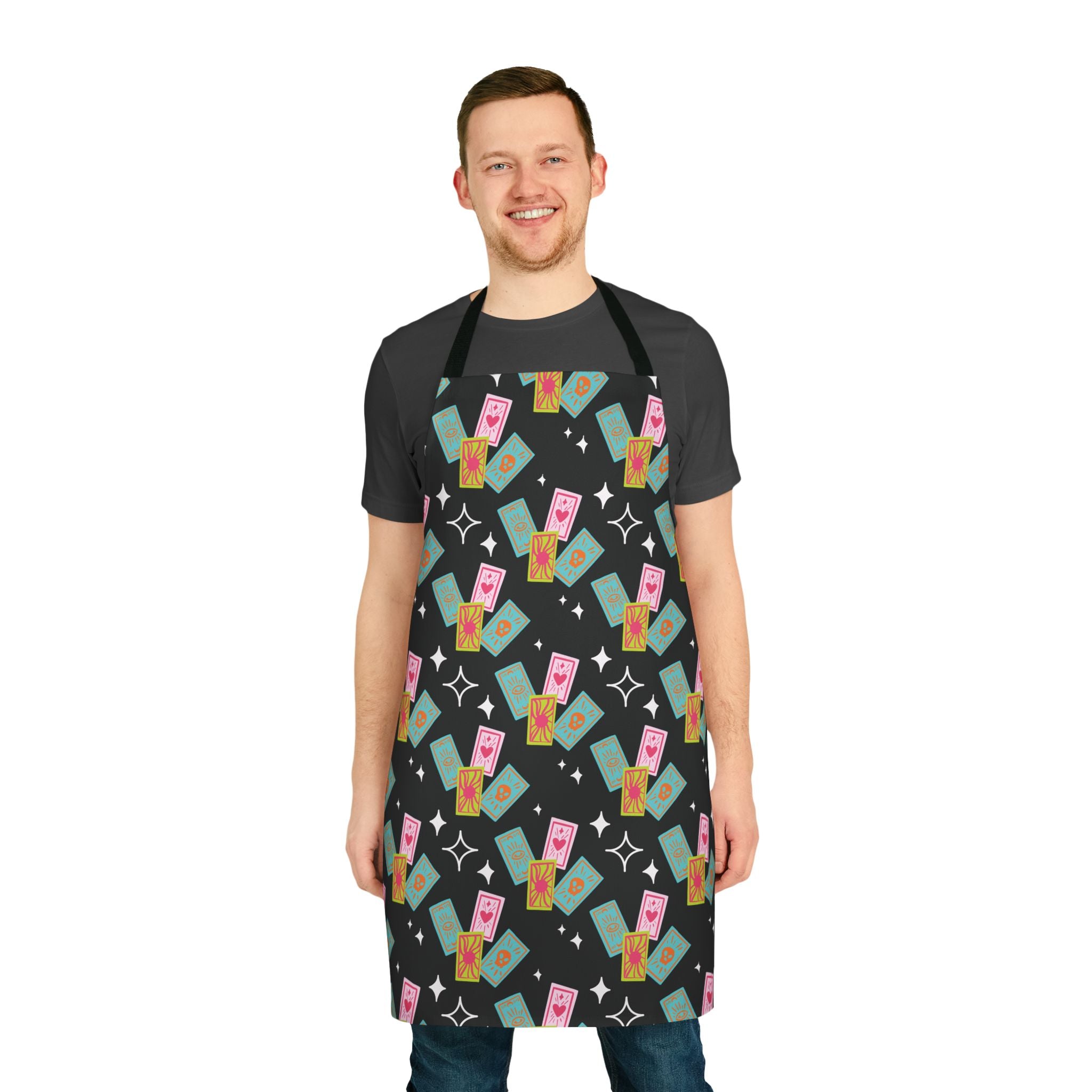 Go-Go Tarot - Retro Colorful Witchy Apron