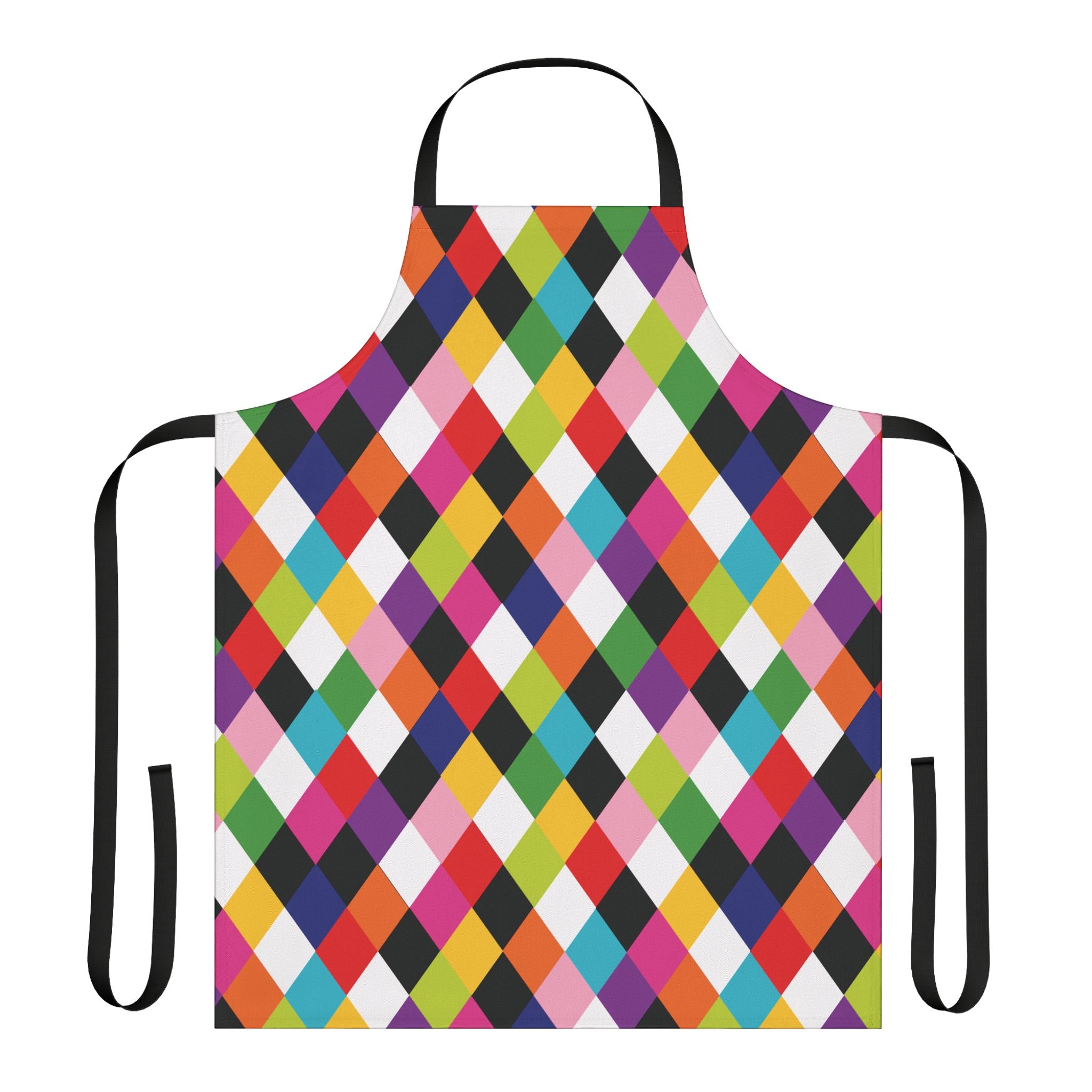 Harlequin Party - Retro Colorful Apron