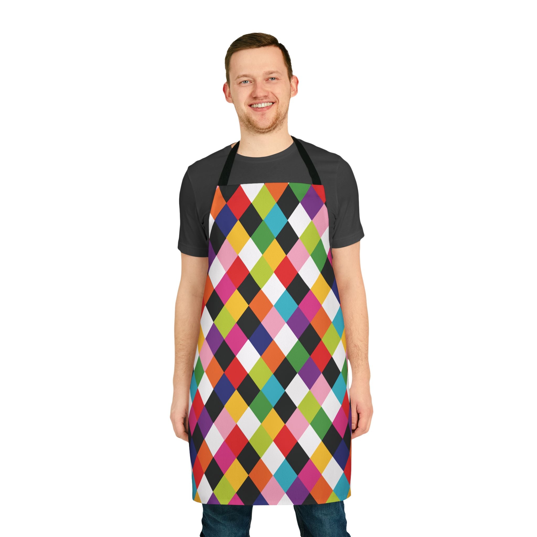 Harlequin Party - Retro Colorful Apron