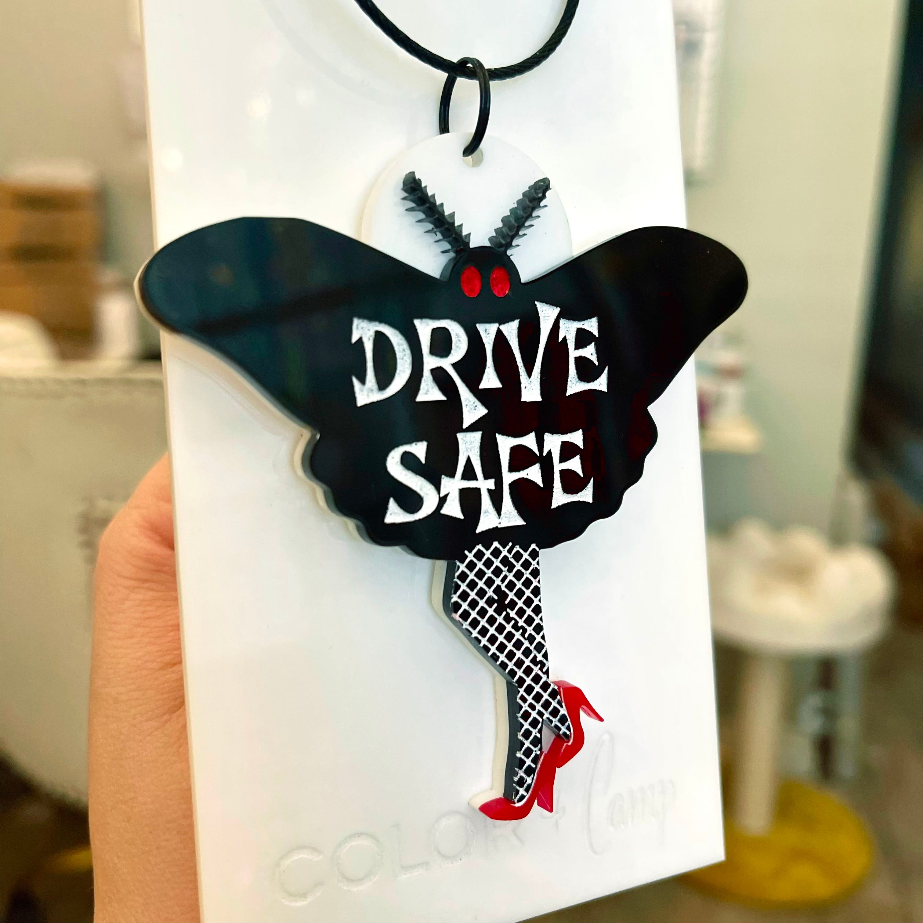 Sexy Mothman Keychain/Bag Tag