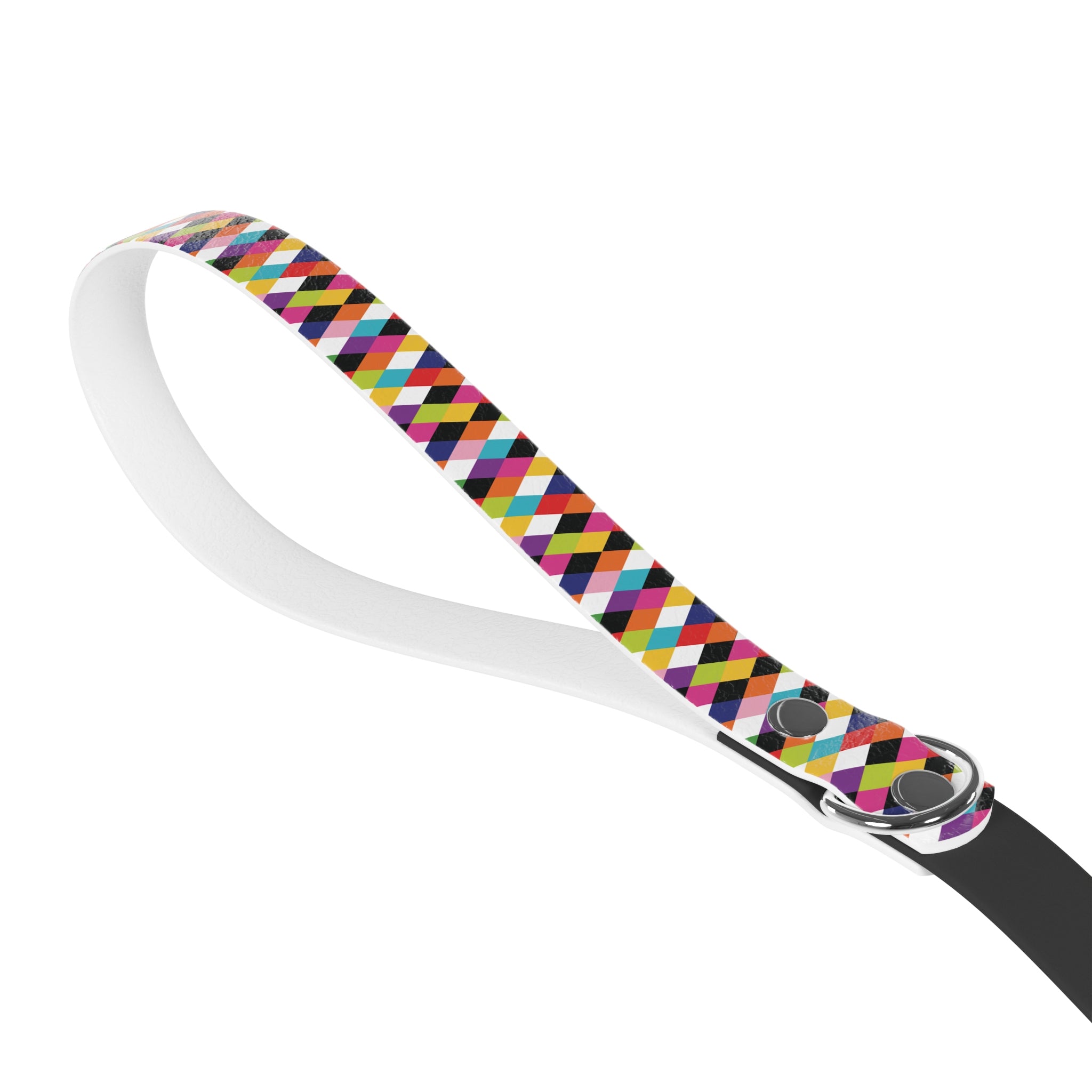 Harlequin Party - Retro Colorful Dog Leash