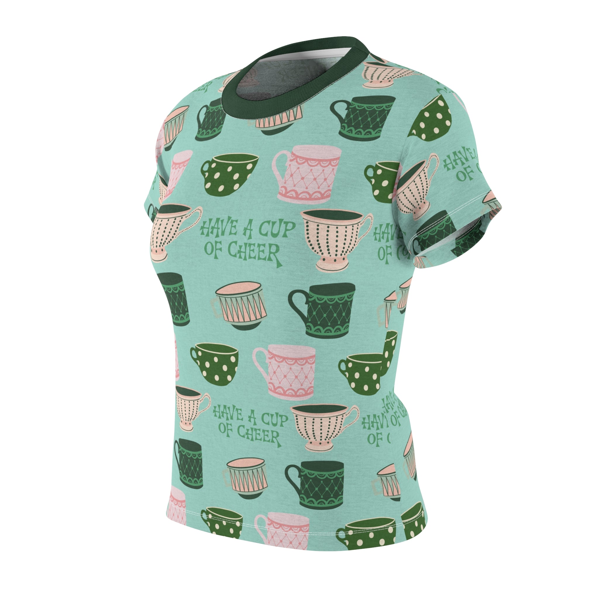Cup of Cheer - MCM Inspired Christmas Femme Fit Tee
