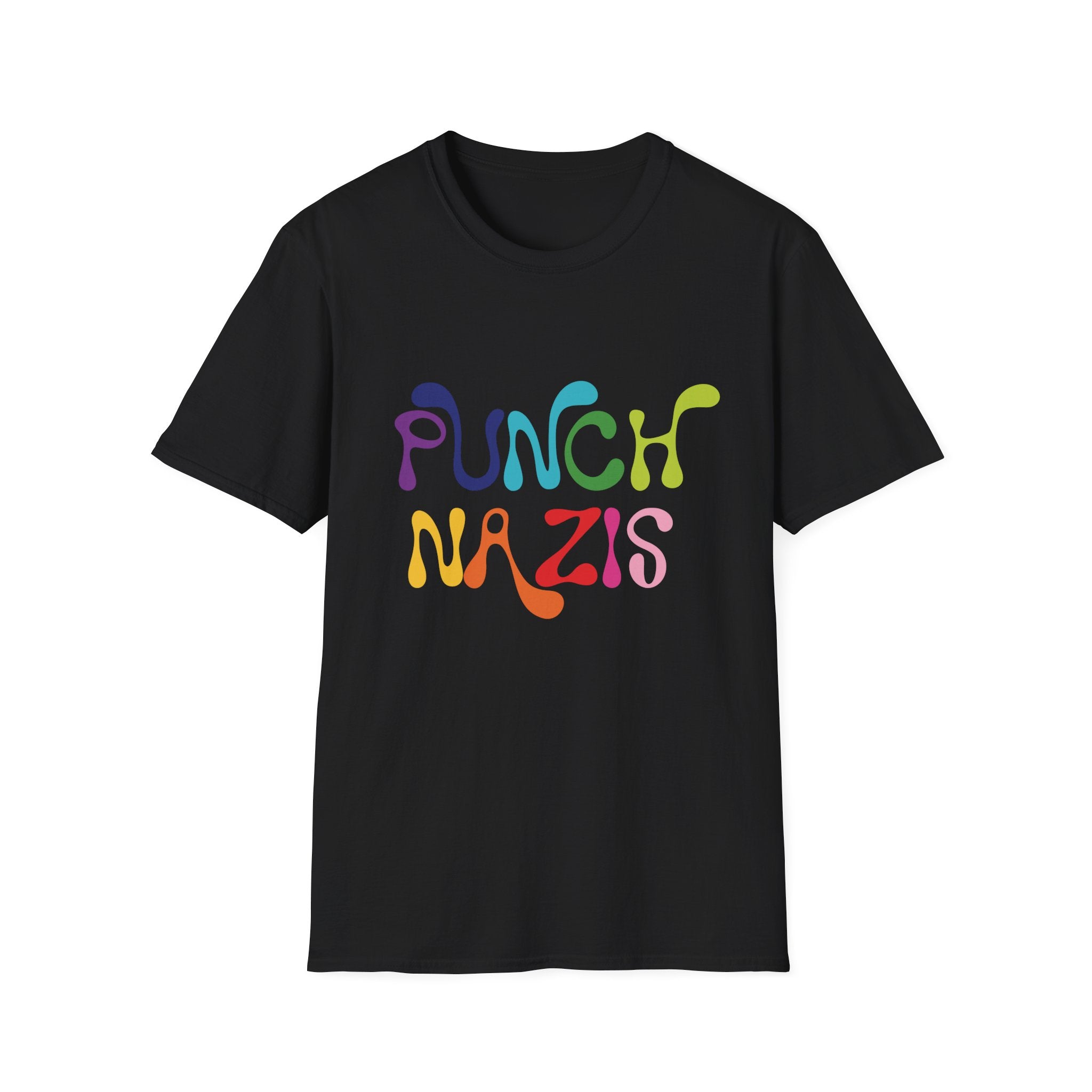 Punch 'Em - Retro Rainbow Unisex T-Shirt