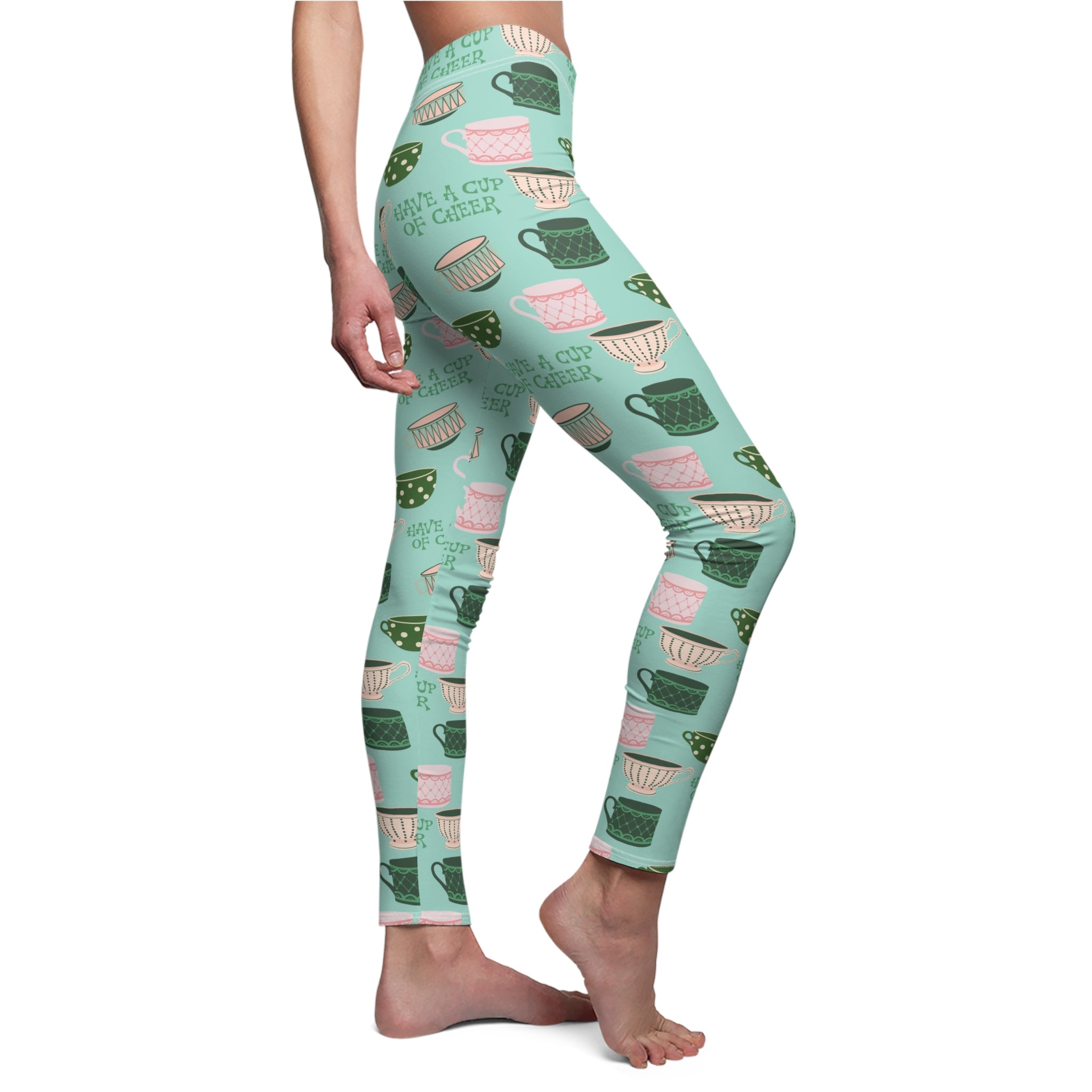 Cup of Cheer - Retro Christmas Supersoft Leggings