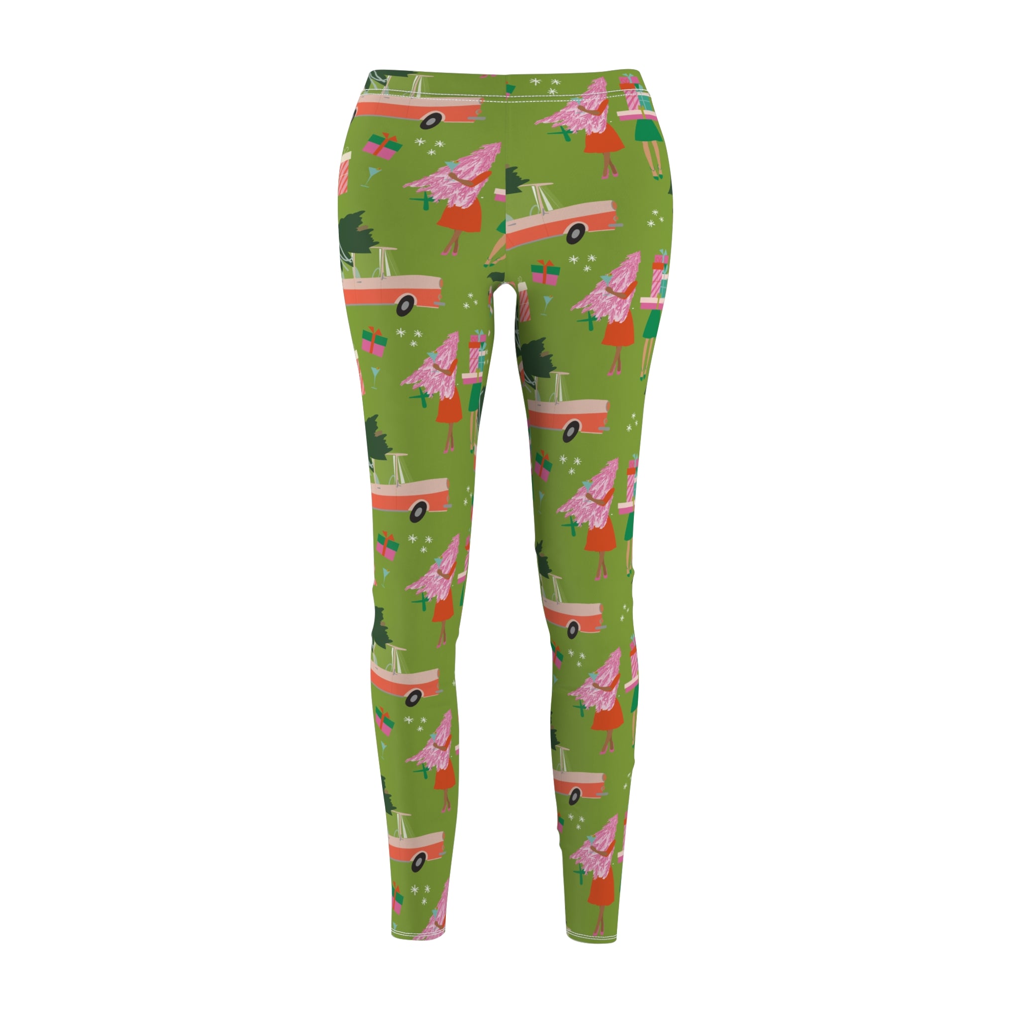 Busy Season - Retro Christmas Supersoft Leggings