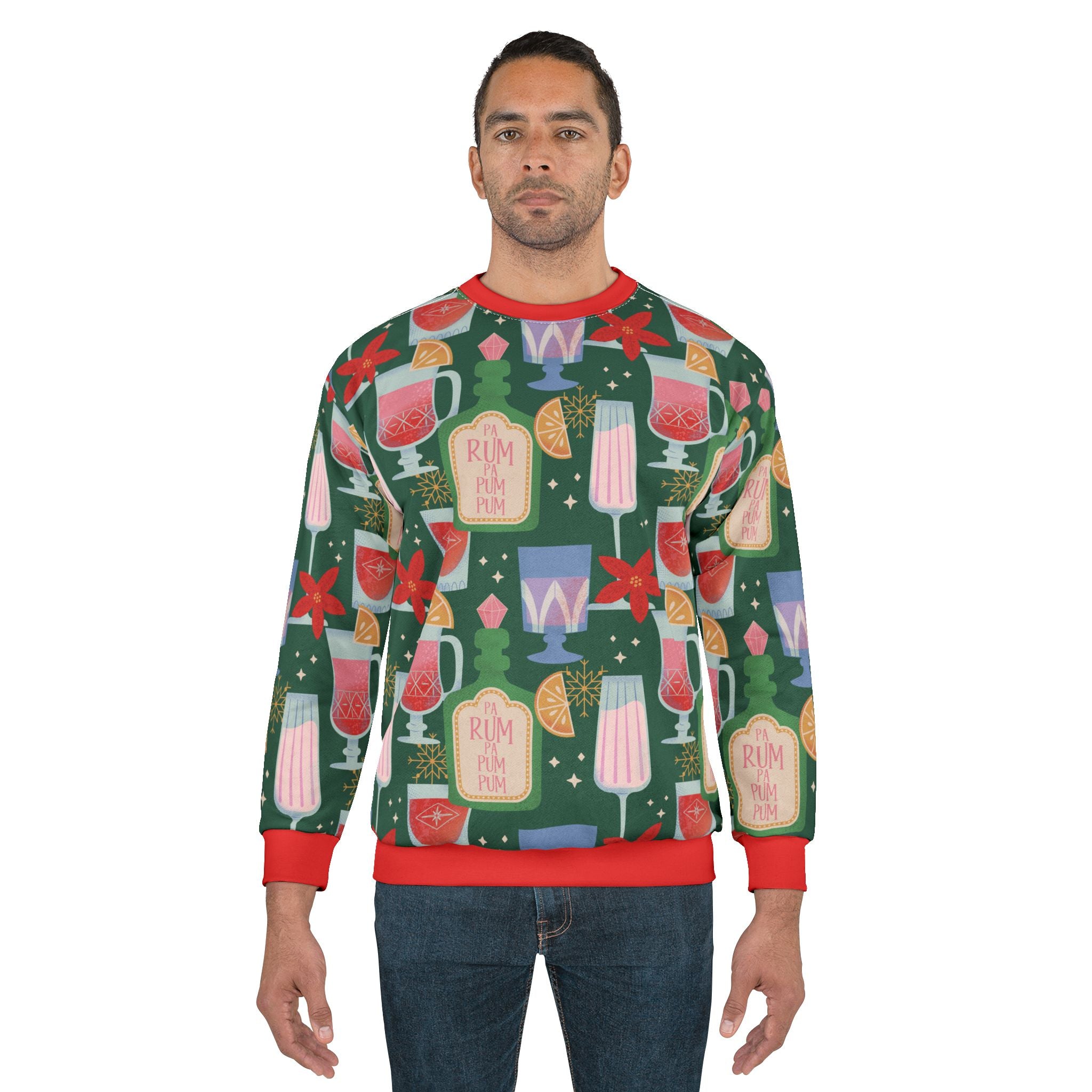 Rum Pa Pum Pum & Cola - Retro Christmas Unisex Sweatshirt