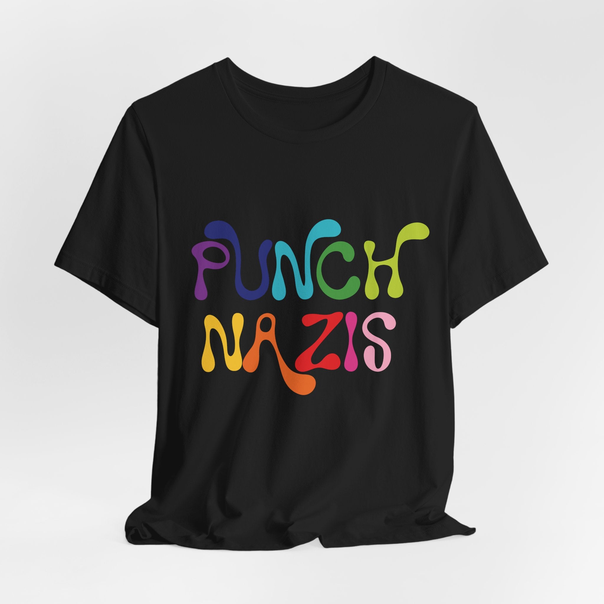 Punch Em - Retro Rainbow Unisex T-Shirt