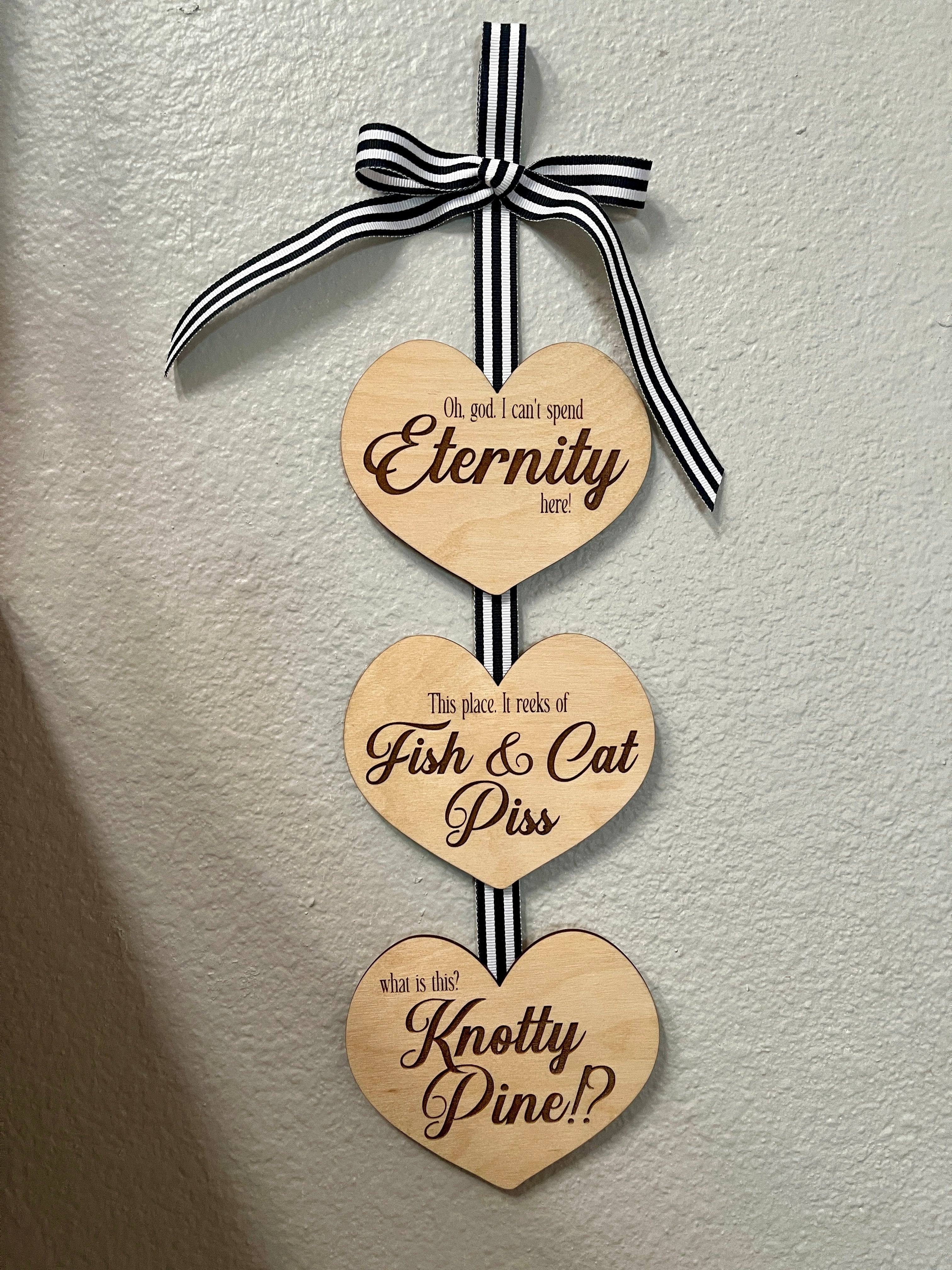 Knotty Pine Wall Hanging