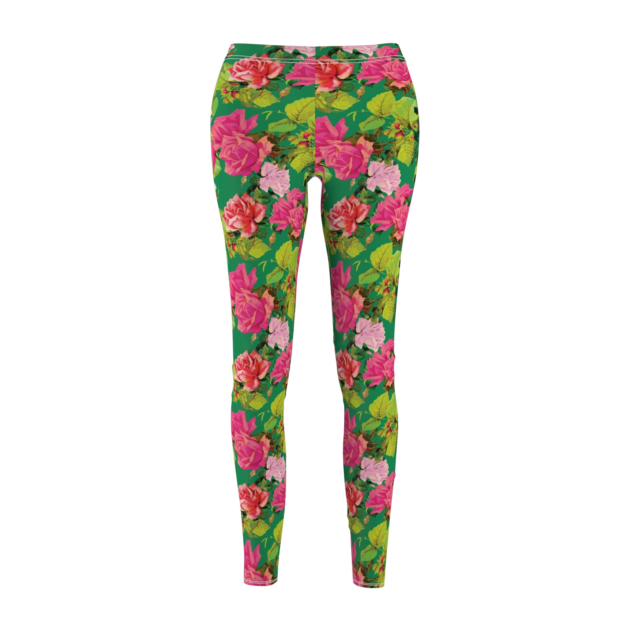 Garish Garden - Colorful Floral Supersoft Leggings