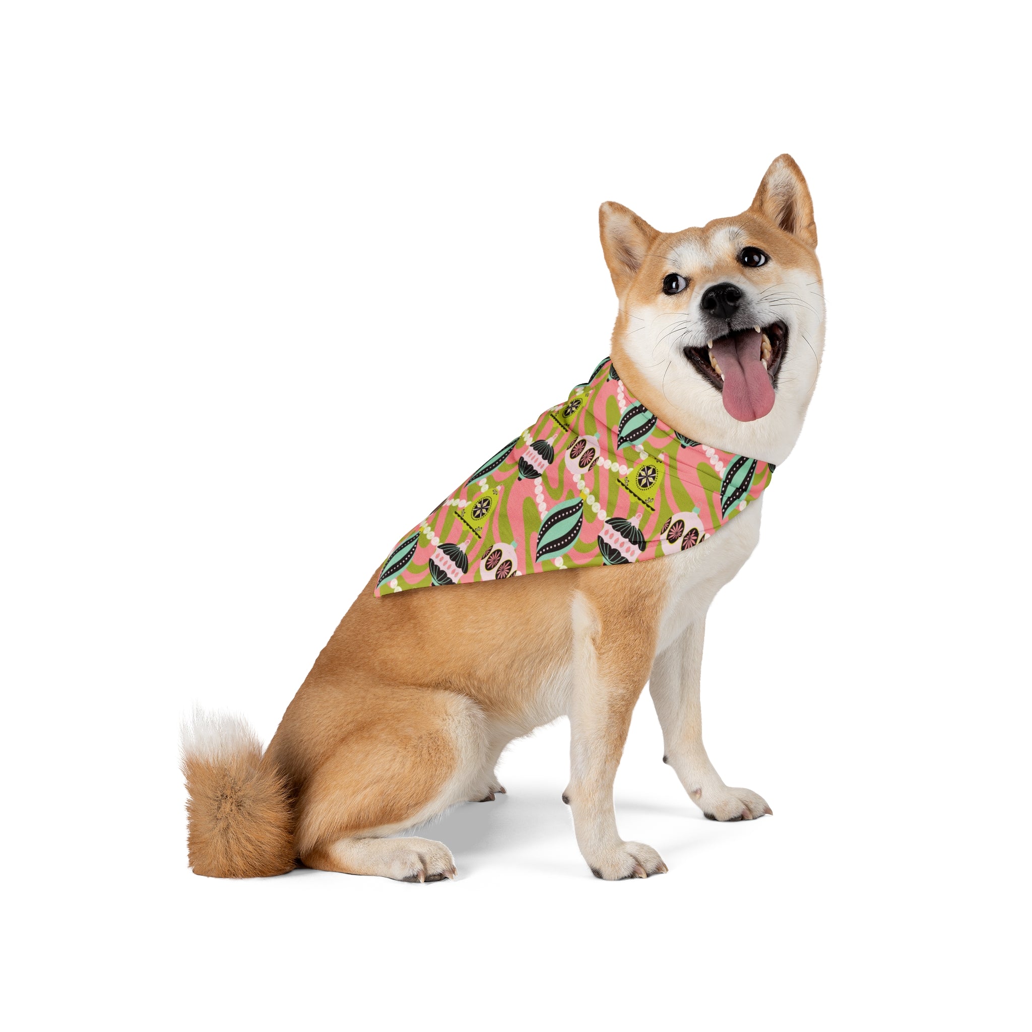 December Dopamine - Retro Christmas Pet Bandana