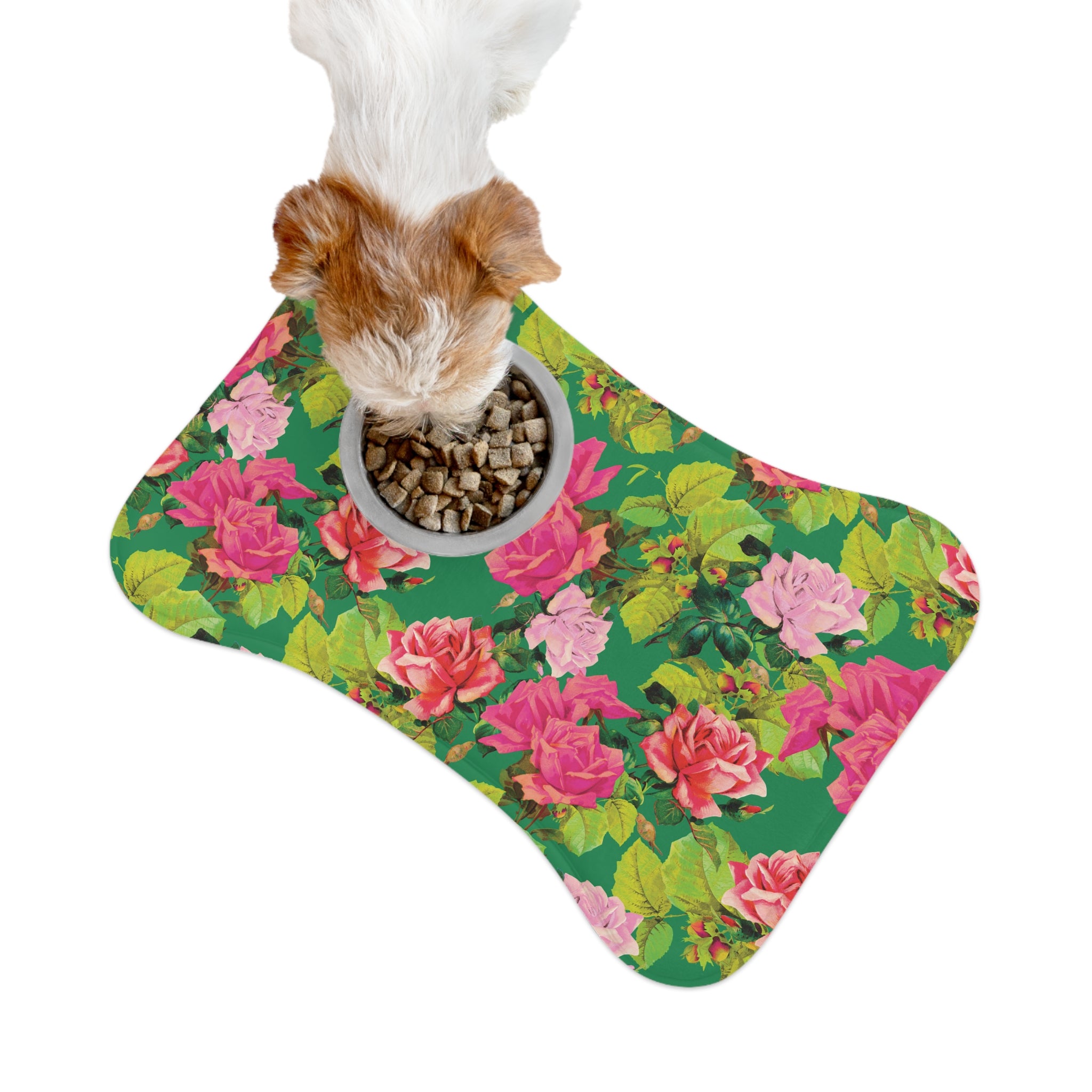 Garish Garden - Colorful Floral Pet Feeding Mats