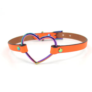 Design Your Own Heart Ring Mini BDSM Collar Collar Restrained Grace
