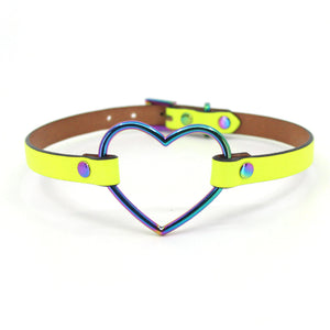 Design Your Own Heart Ring Mini BDSM Collar Collar Restrained Grace