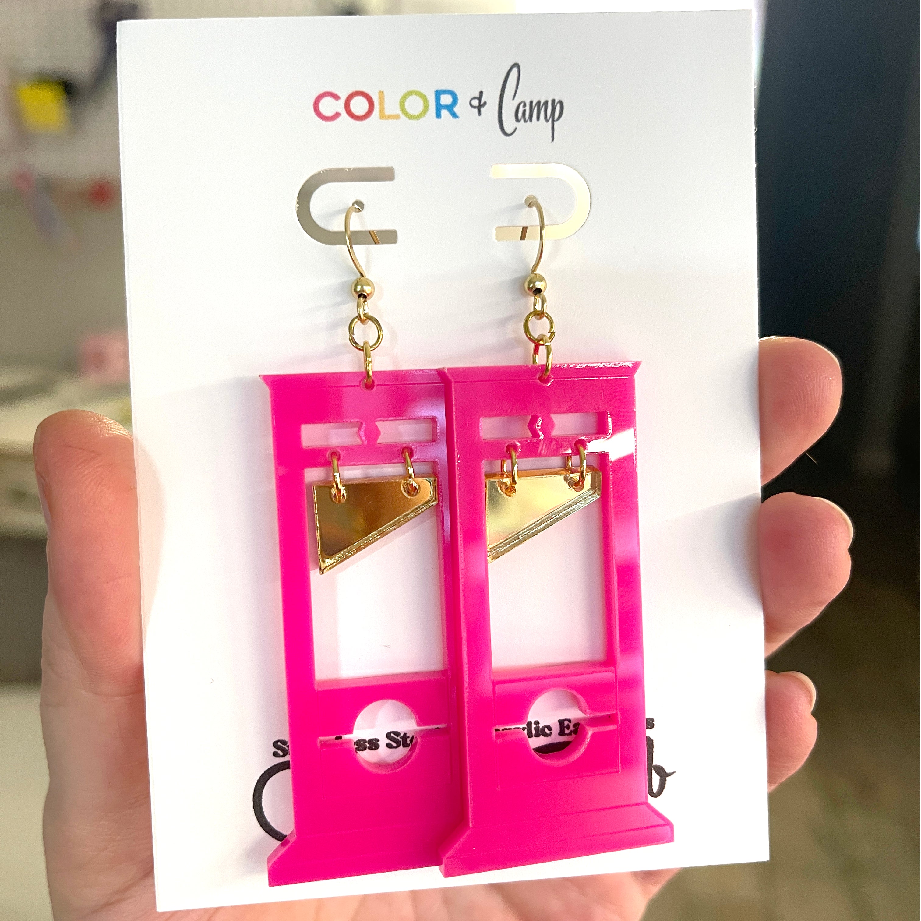 This isn't Ken's Dreamhouse - Guillotine Earrings