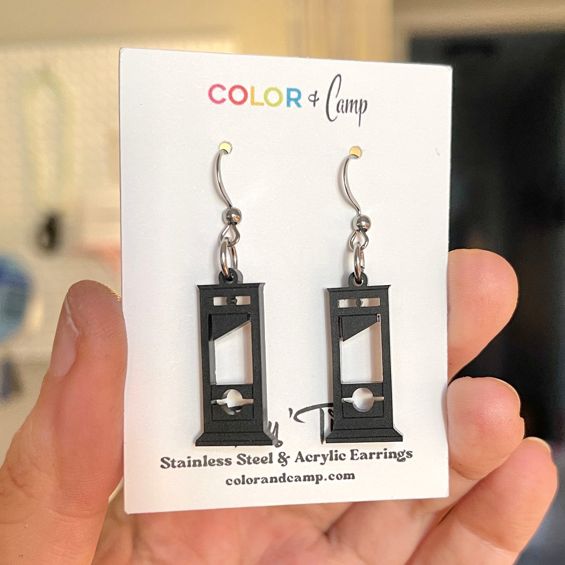 Mini Guillotine Earrings