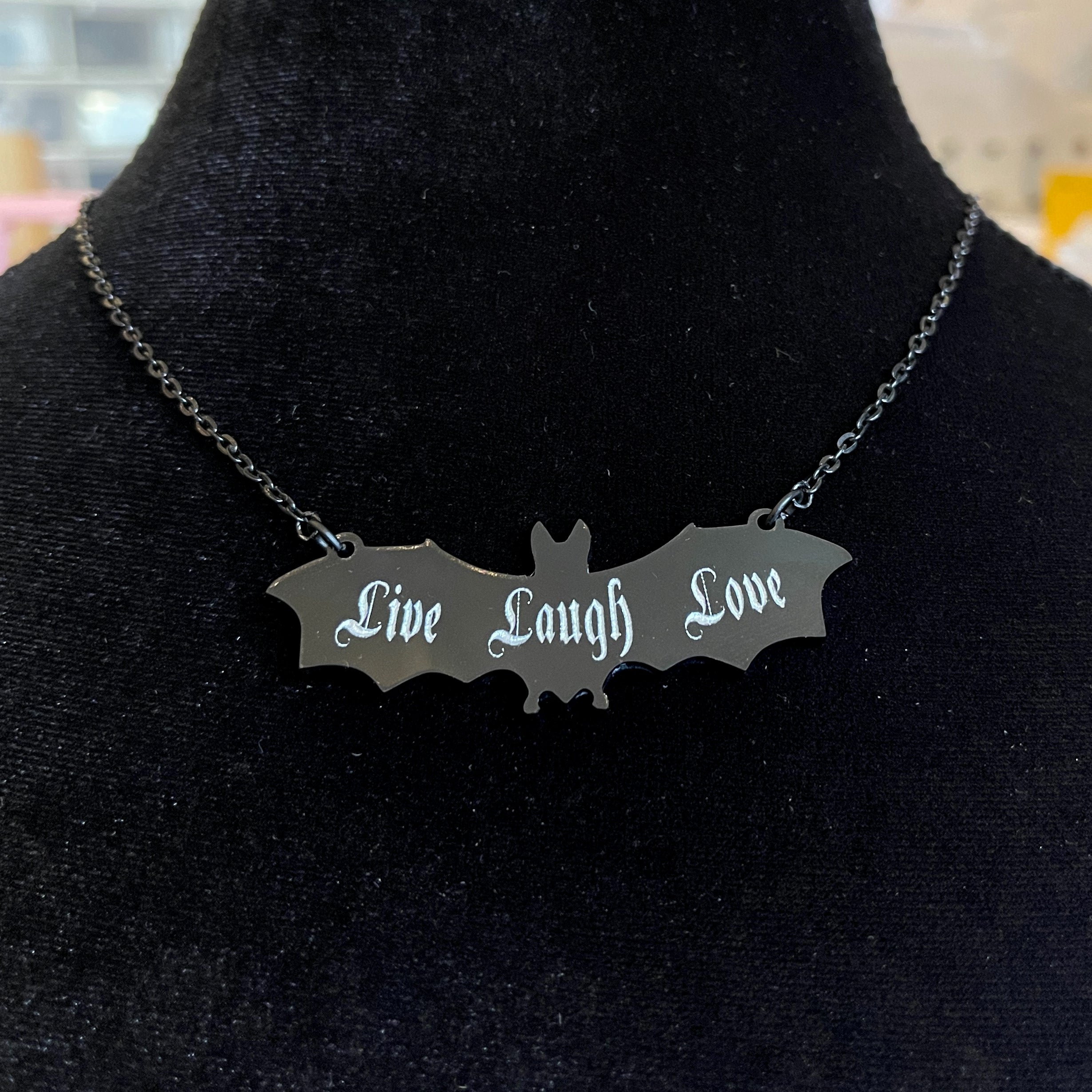 Design Your Own Goth Bat Necklace
