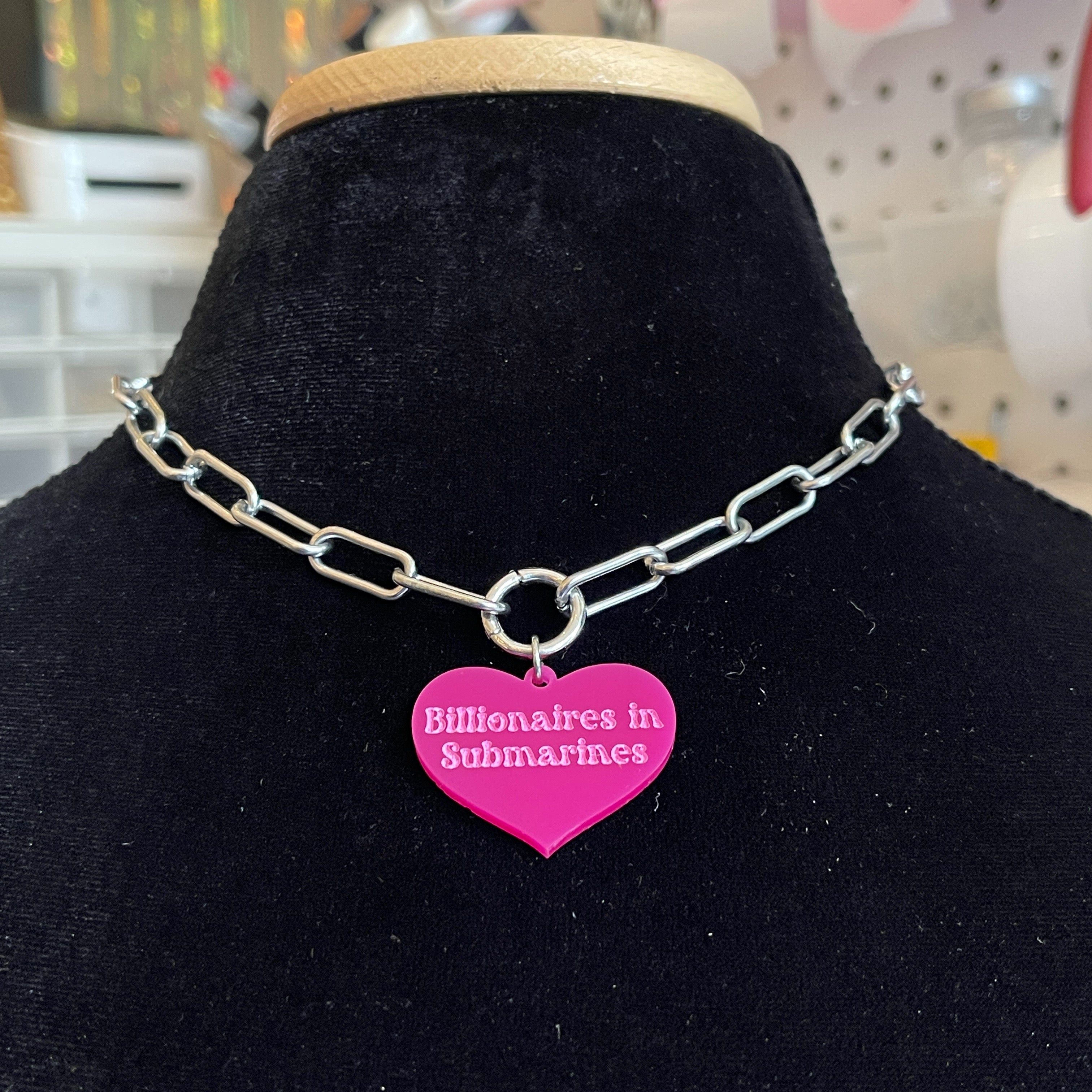 Punk Paperclip Chain Necklace Base