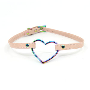 Design Your Own Heart Ring Mini BDSM Collar Collar Restrained Grace