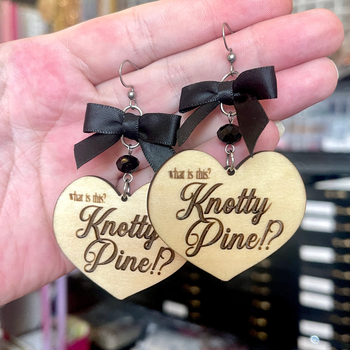 Knotty Pine XL Earrings