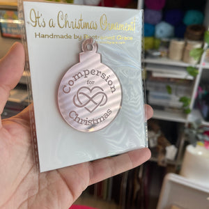 Compersion for Christmas Polyamory Ornament Ornament Restrained Grace