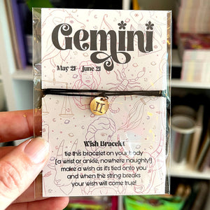 Zodiac Sign Wish Bracelet Bracelet Restrained Grace