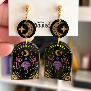 Magic Mushroom Earrings Earrings Restrained Grace