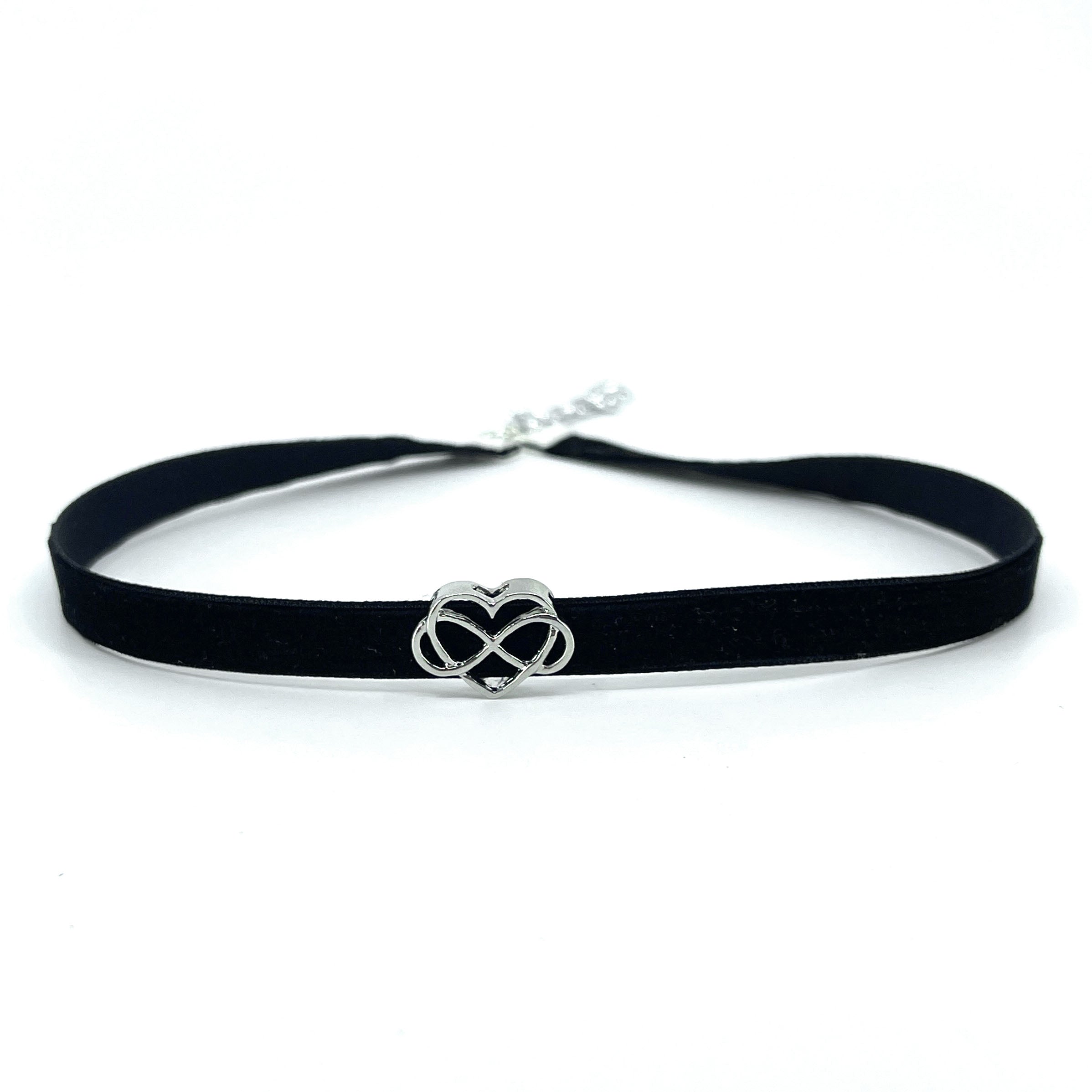 Design Your Own Polyamory Symbol Velvet Choker Necklace Restrained Grace