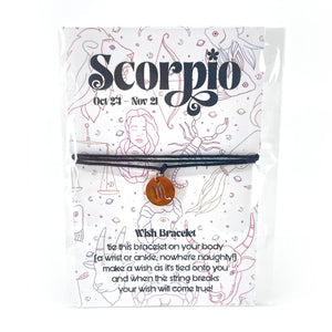 Zodiac Sign Wish Bracelet Bracelet Restrained Grace