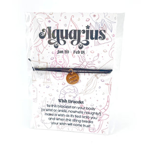 Zodiac Sign Wish Bracelet Bracelet Restrained Grace