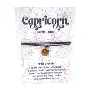 Zodiac Sign Wish Bracelet Bracelet Restrained Grace