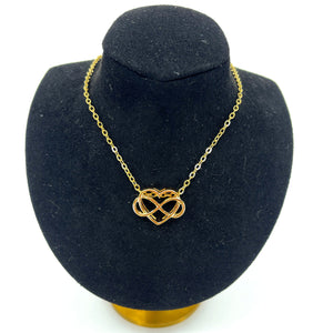 Polyamory Symbol Necklace Necklace Restrained Grace Gold