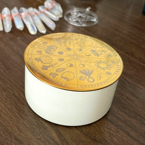 Witch's Wheel of the Year Trinket Box Box Restrained Grace