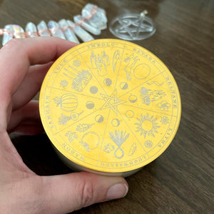 Witch's Wheel of the Year Trinket Box Box Restrained Grace