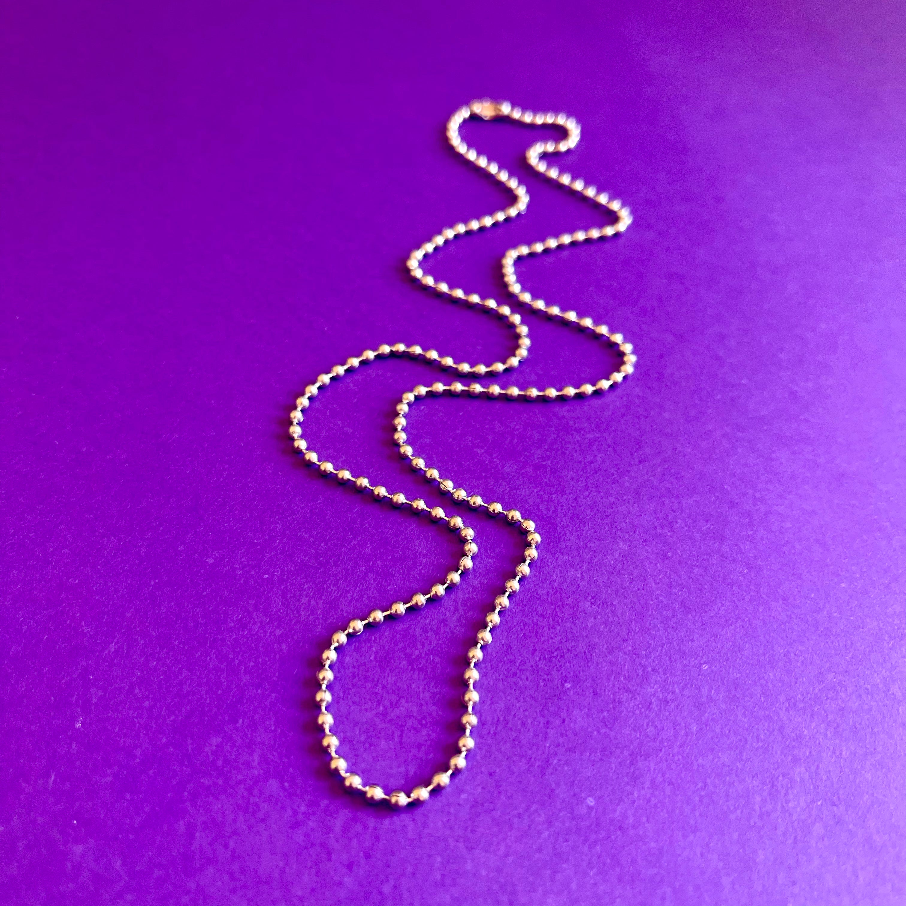 Tiny Ball Chain Necklace Base