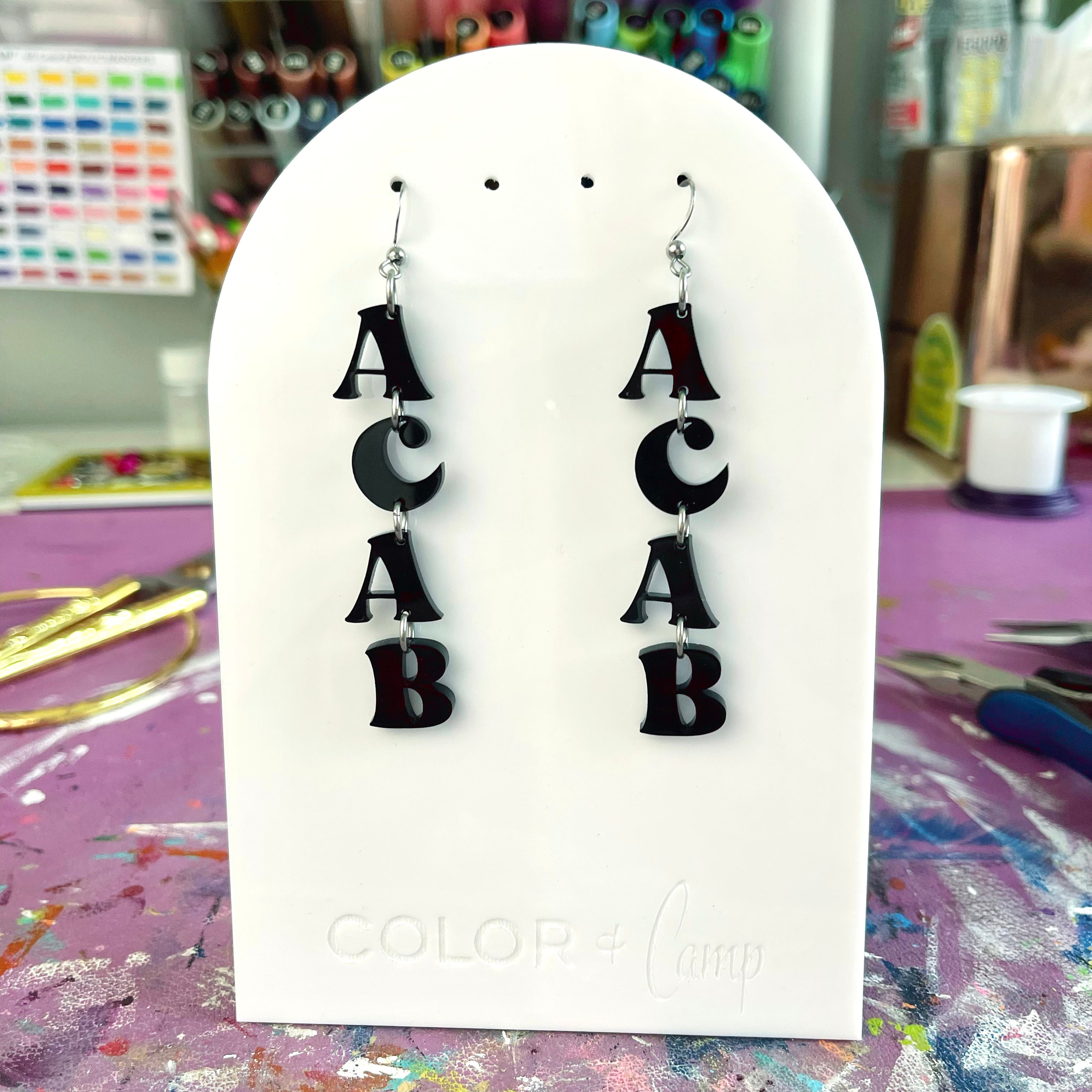 ACAB Dangle Earrings