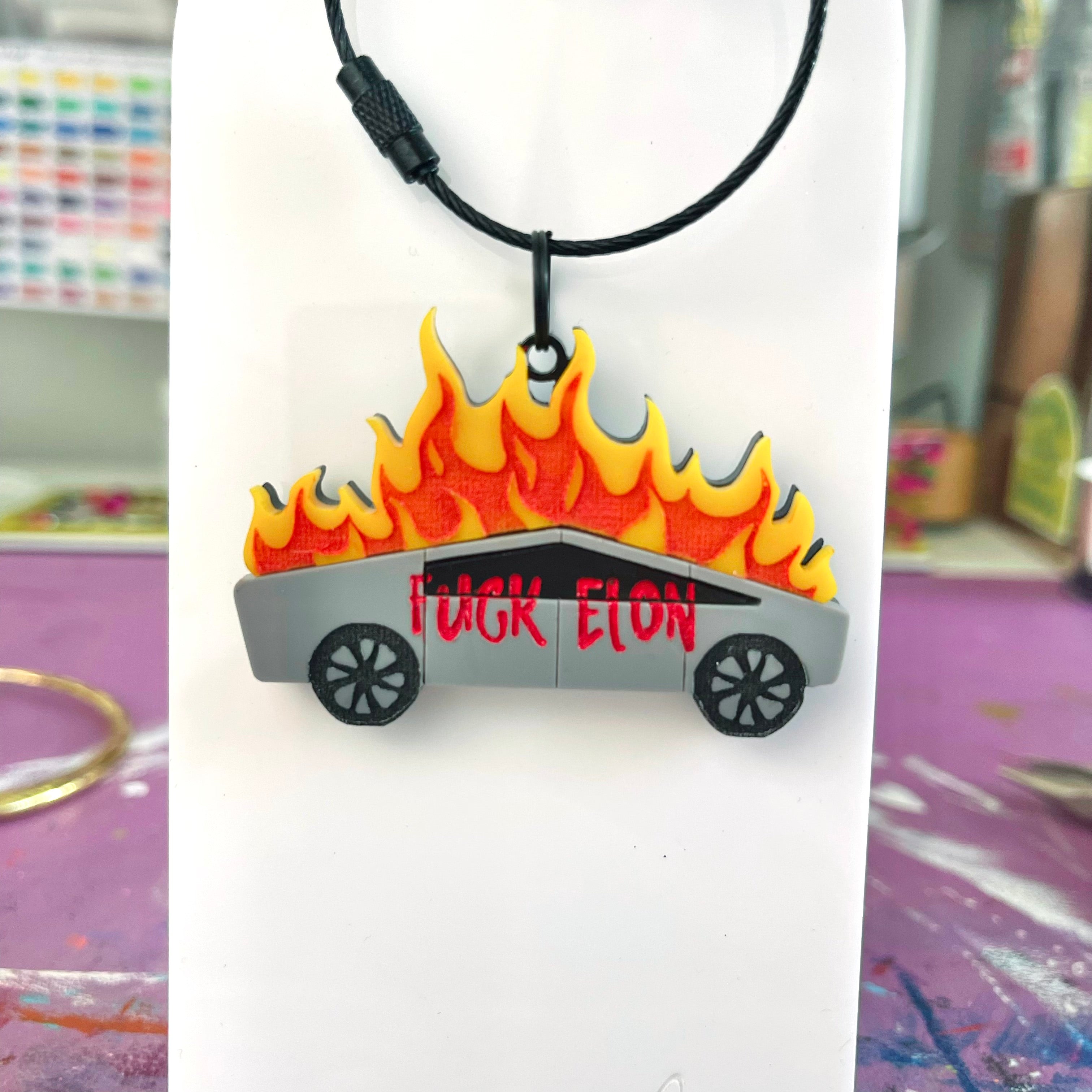 Is That a Dumpster Fire? - Keychain/Bag Tag
