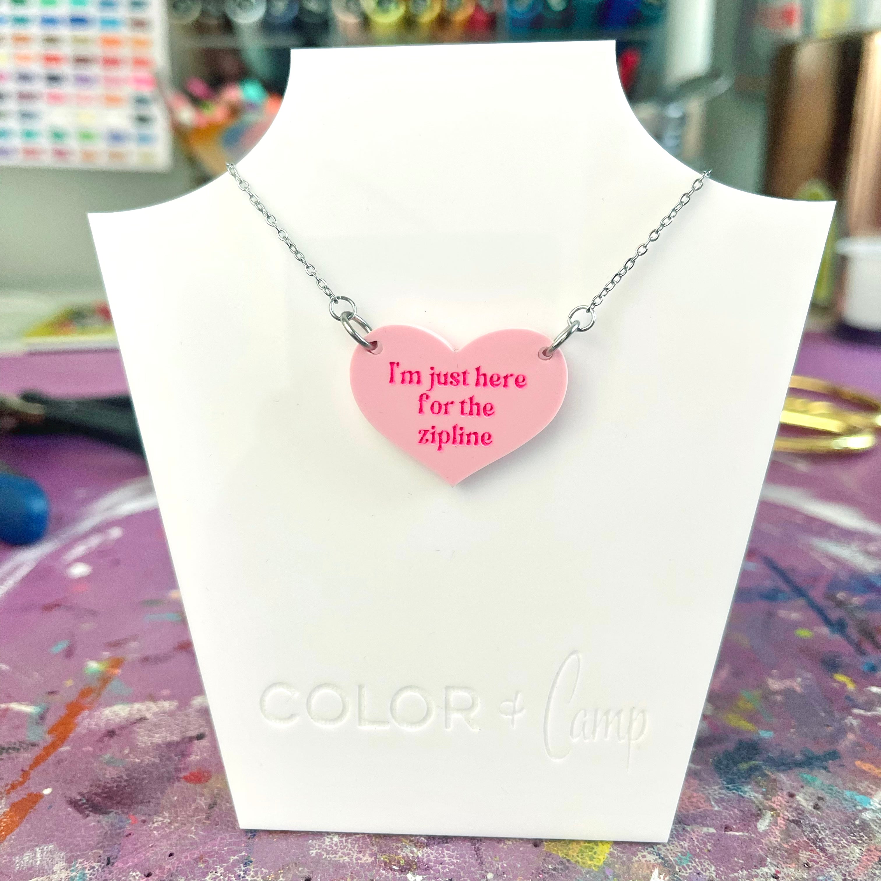 Design Your Own Engraved Little Heart Necklace