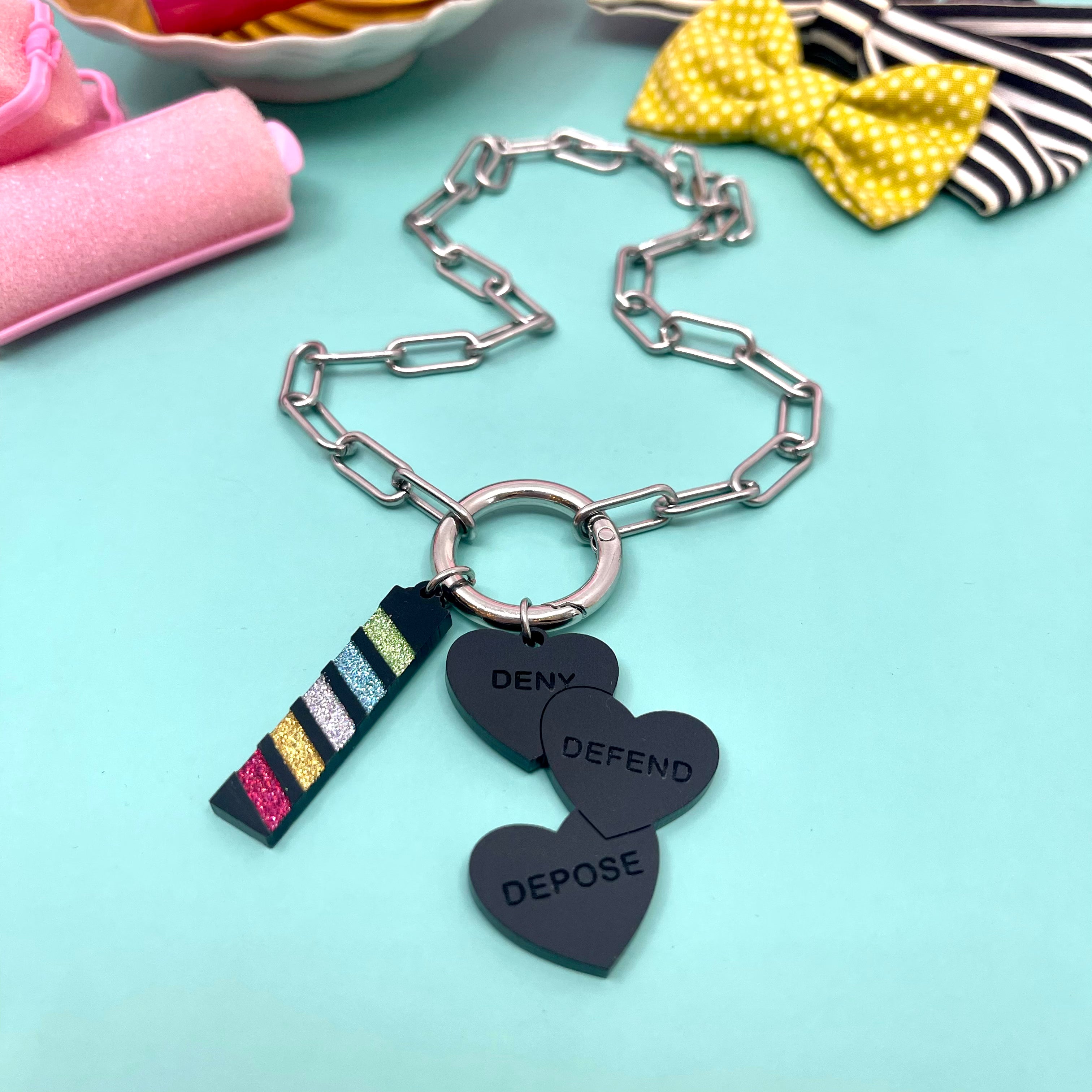 Punk Paperclip Chain Necklace Base