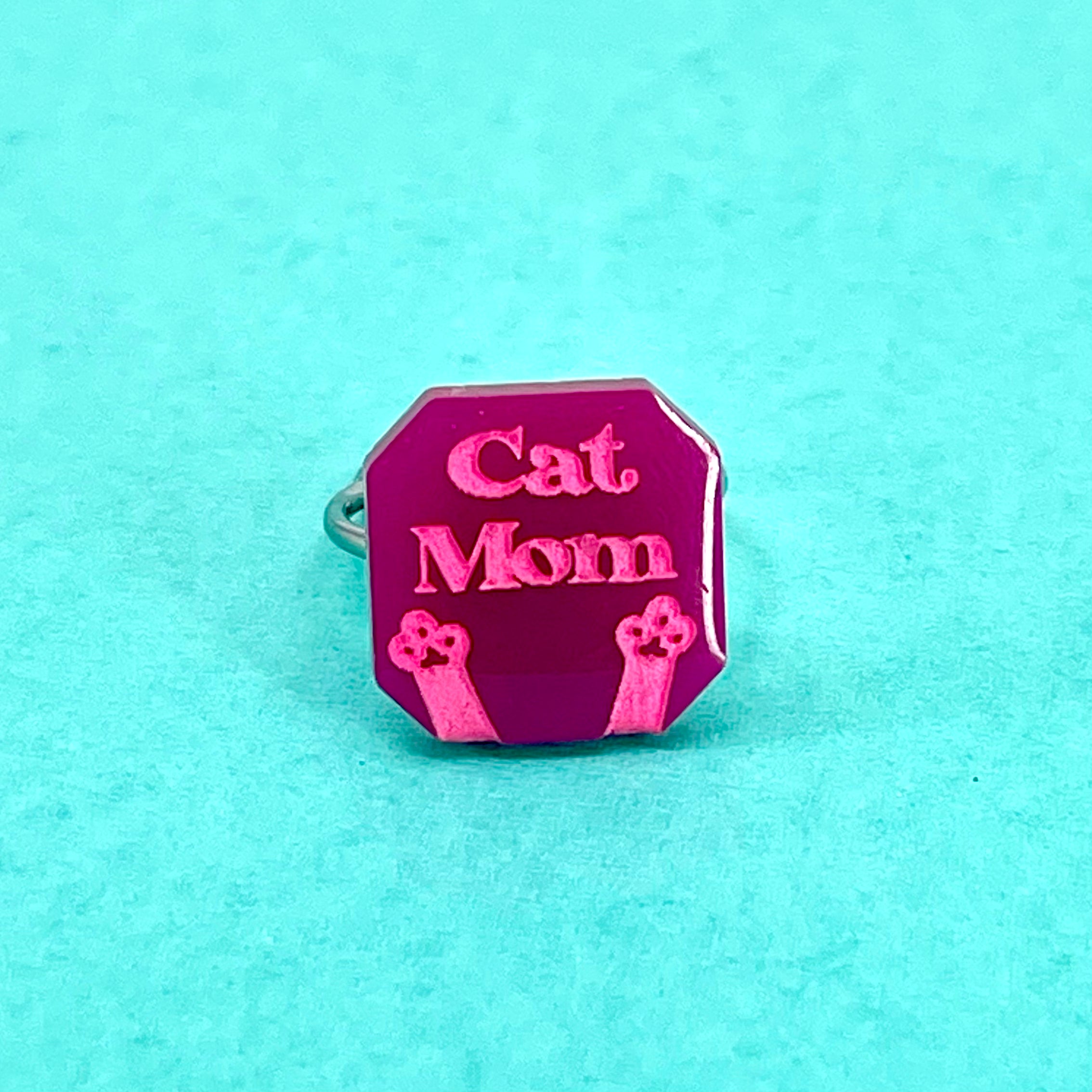 Cat Mom - Statement Ring