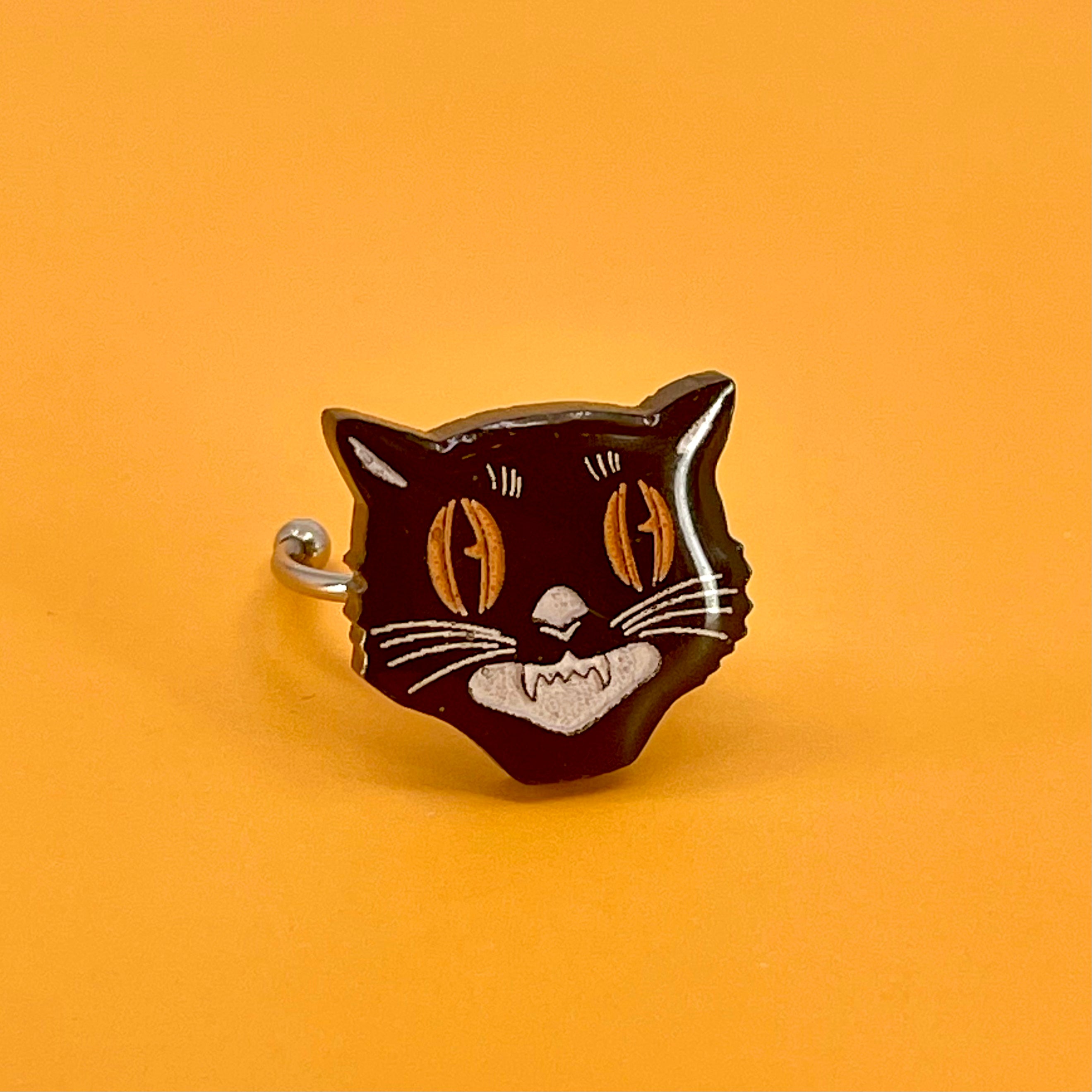 Spooky Paper Cat Ring
