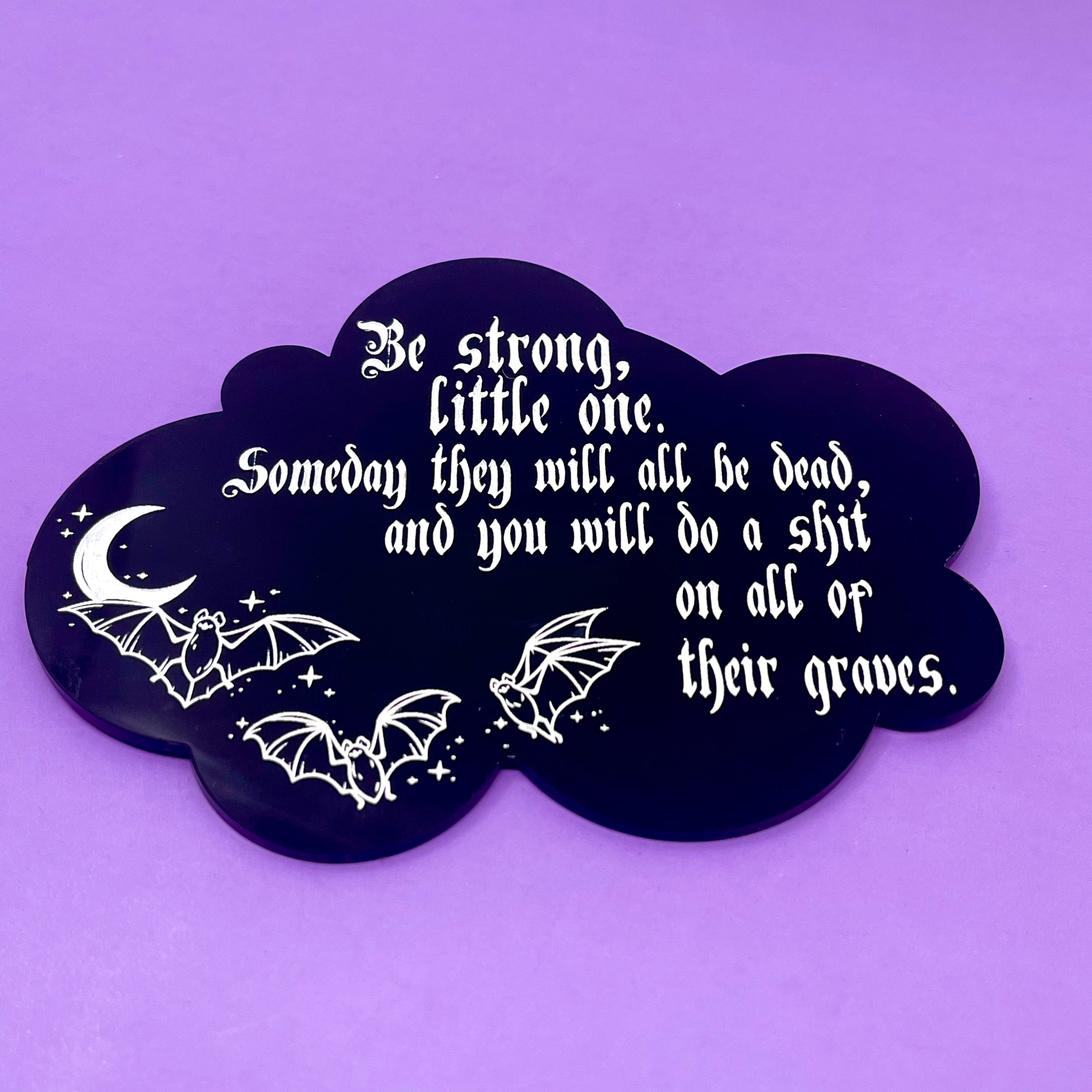Be Strong, Little One - Vampire Wall Hanging