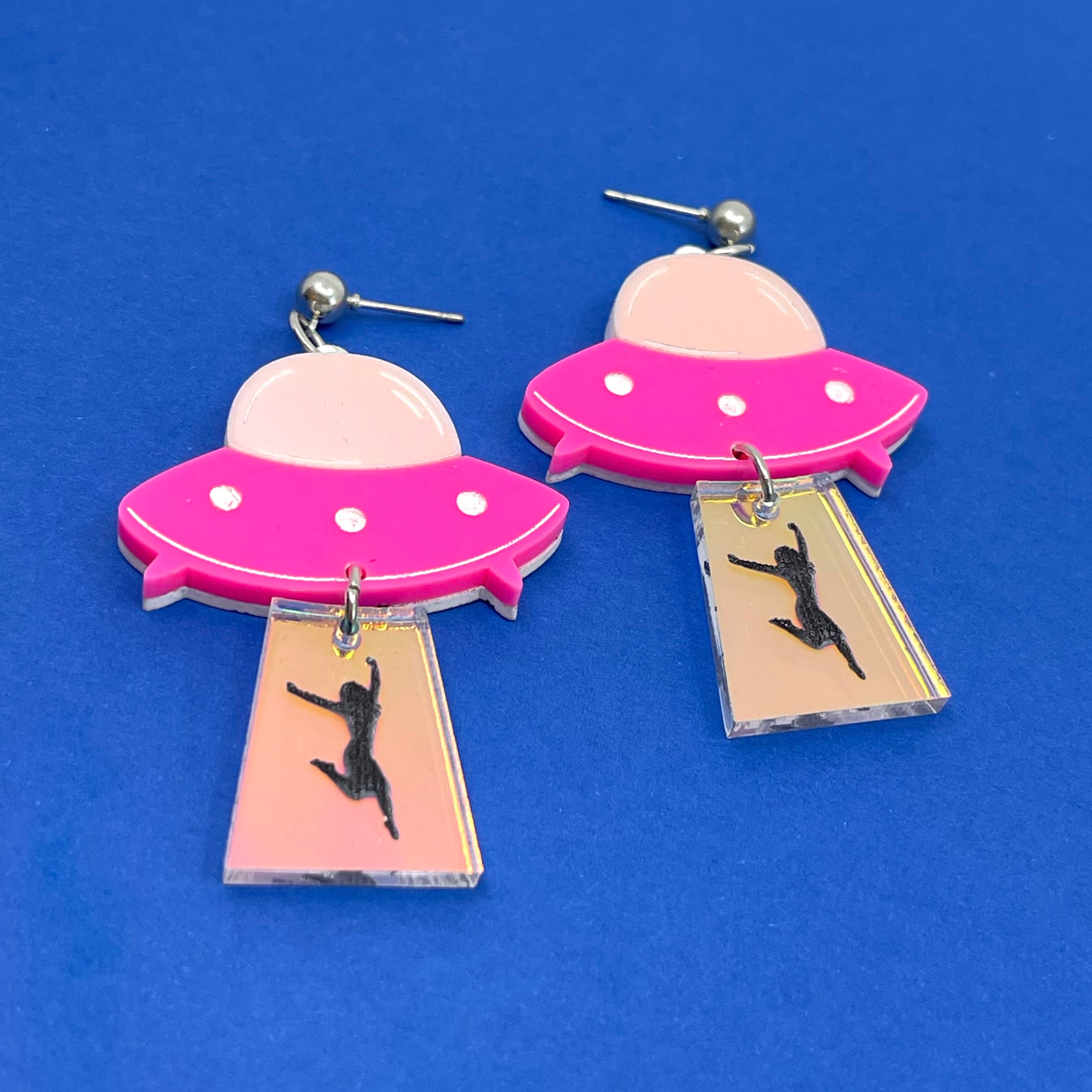 Take Me Away - Flying Saucer Earrings
