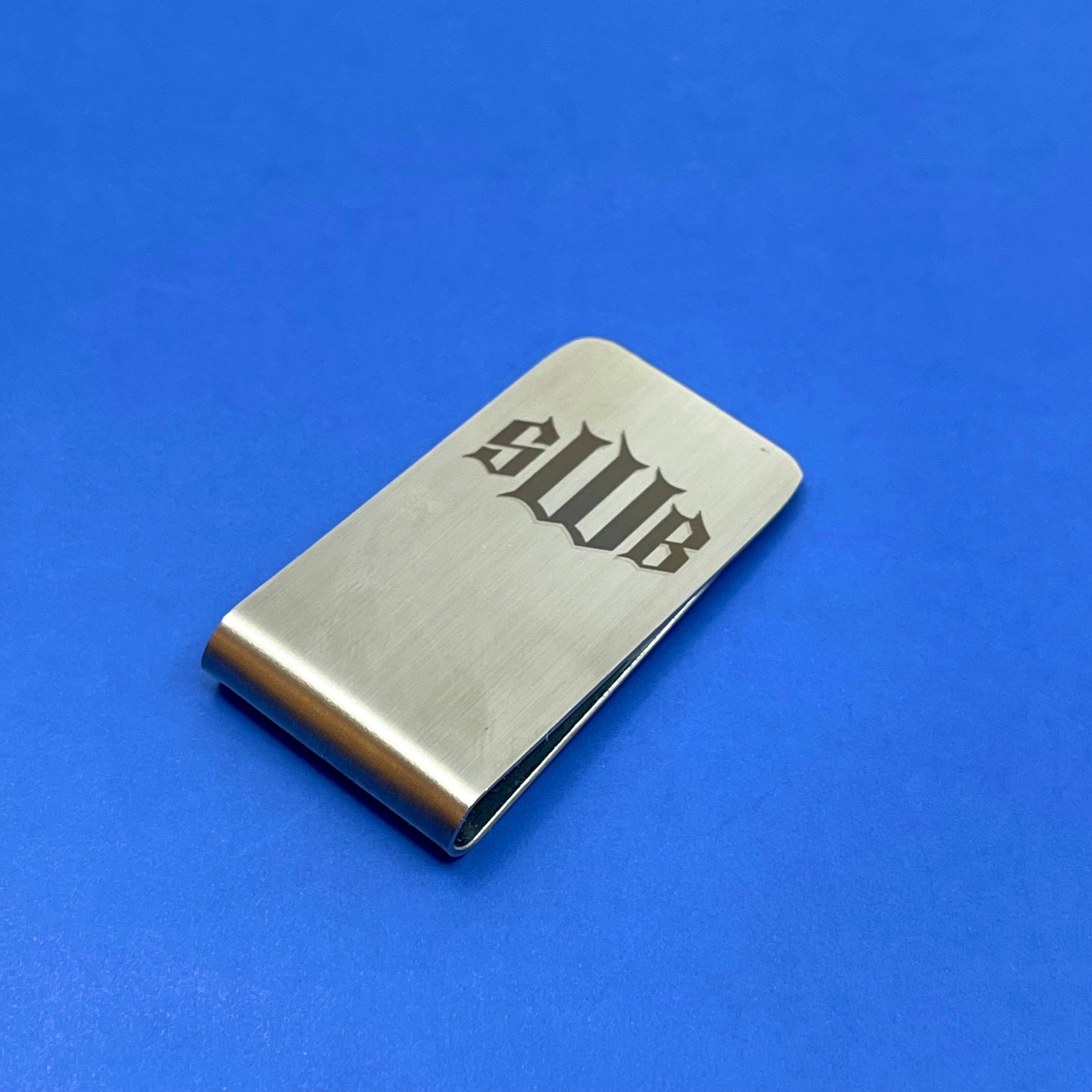 Monogram Steel Money Clip
