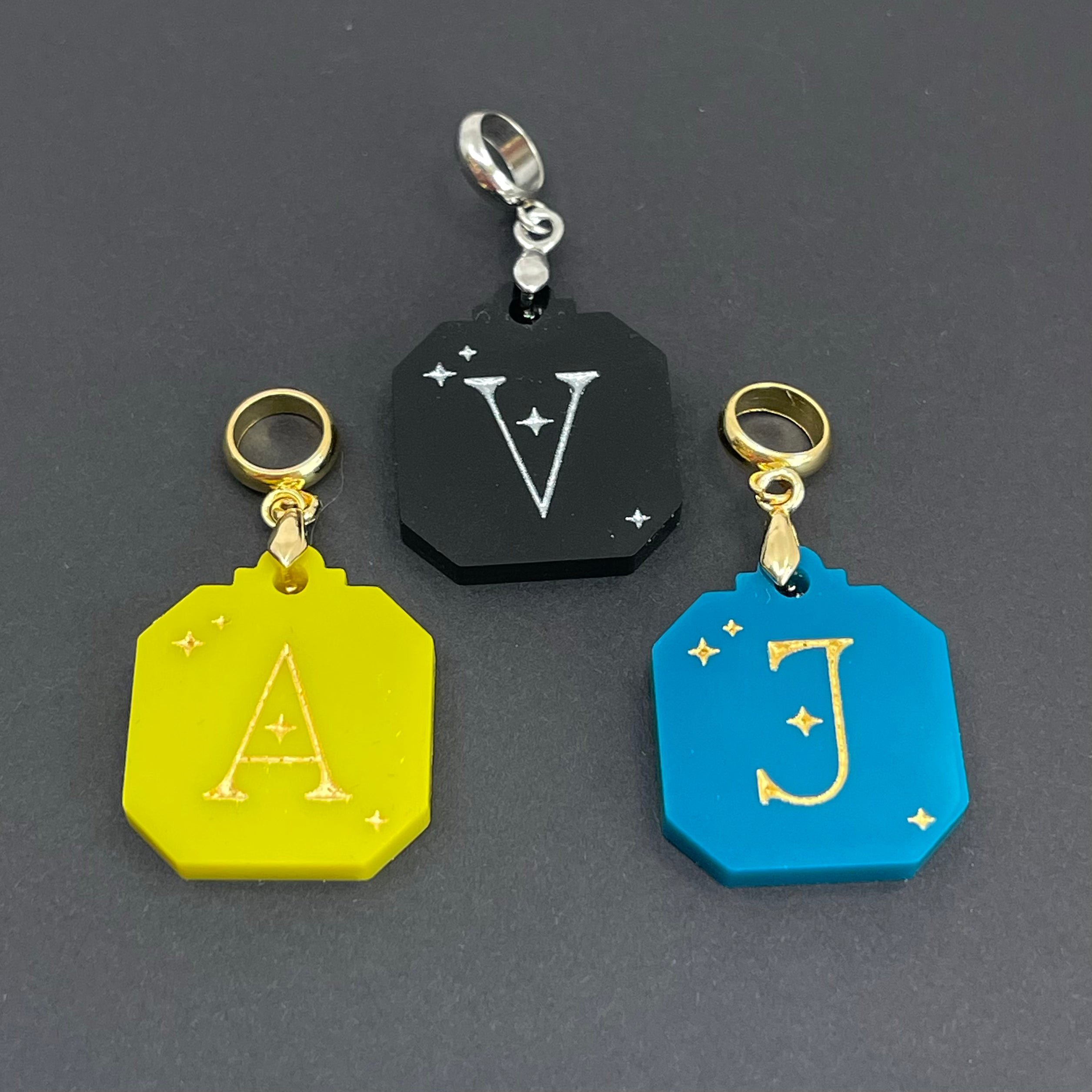 Custom Celestial Initial Pendant