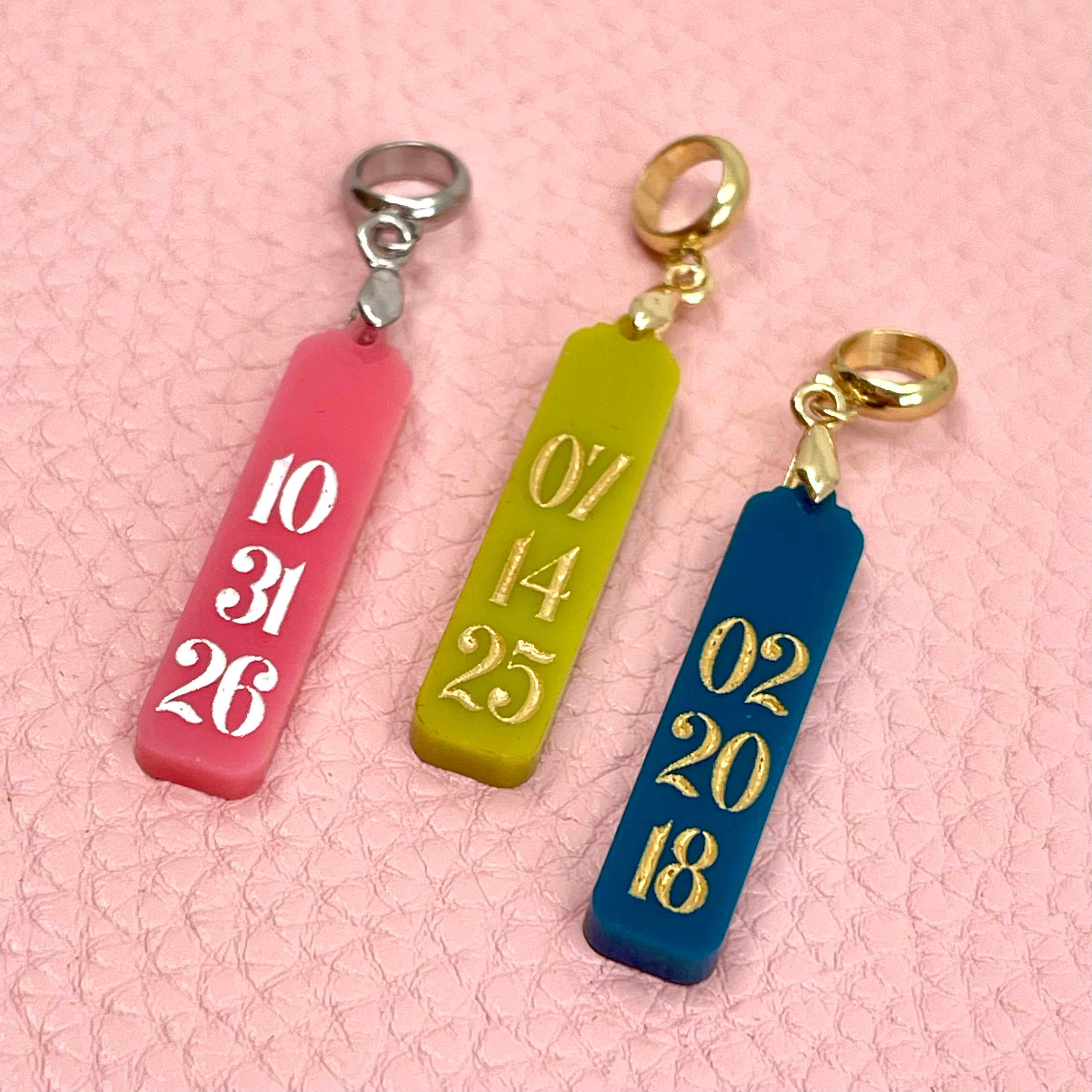 Custom Date Tag Pendant